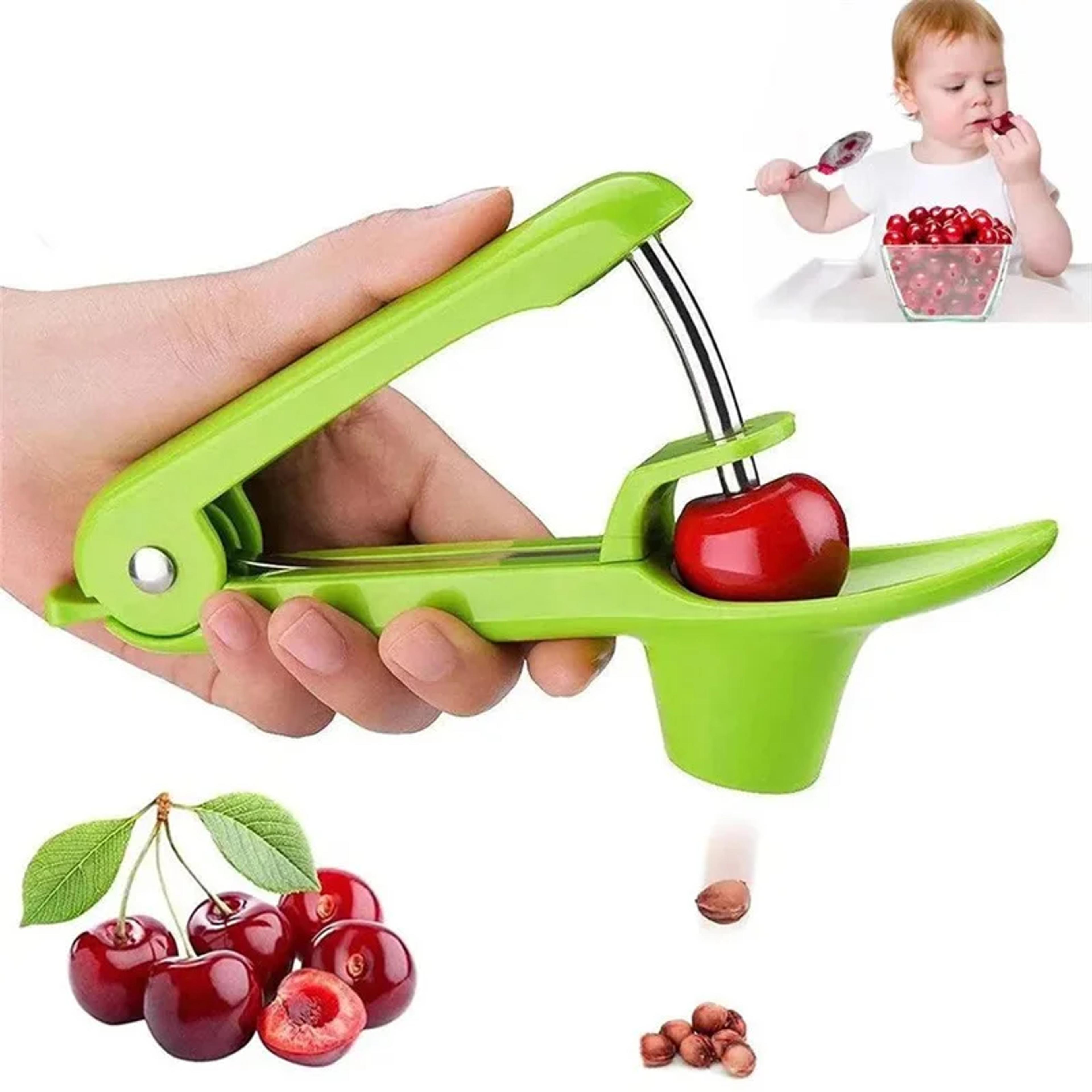 cherry pitter remover tool, new olive corer, seed gadge for kitchen, fruit and vegetable pitting
