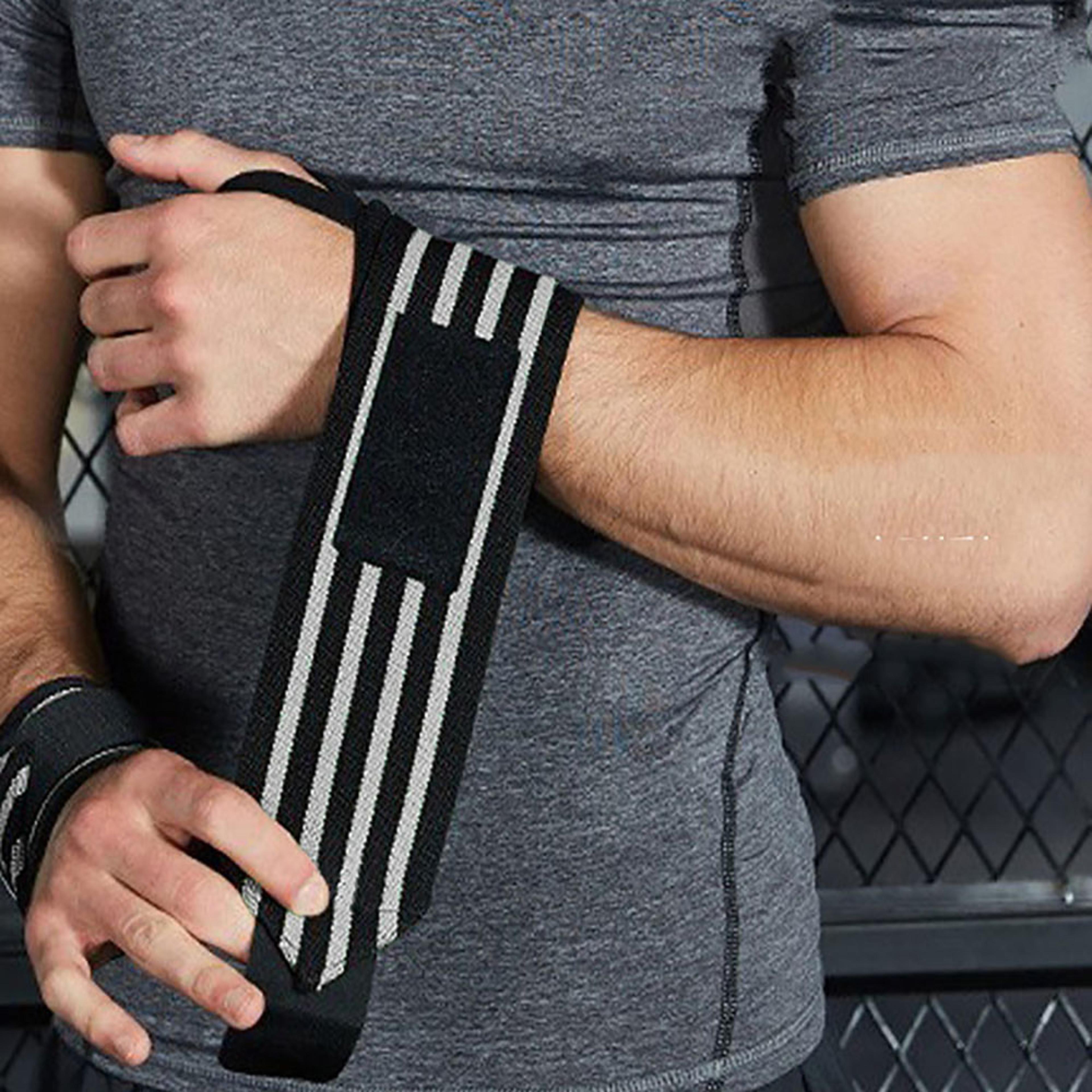 outdoor sports protective wrist and weightlifting dumbbell training with thickened straps protective equipment fitness