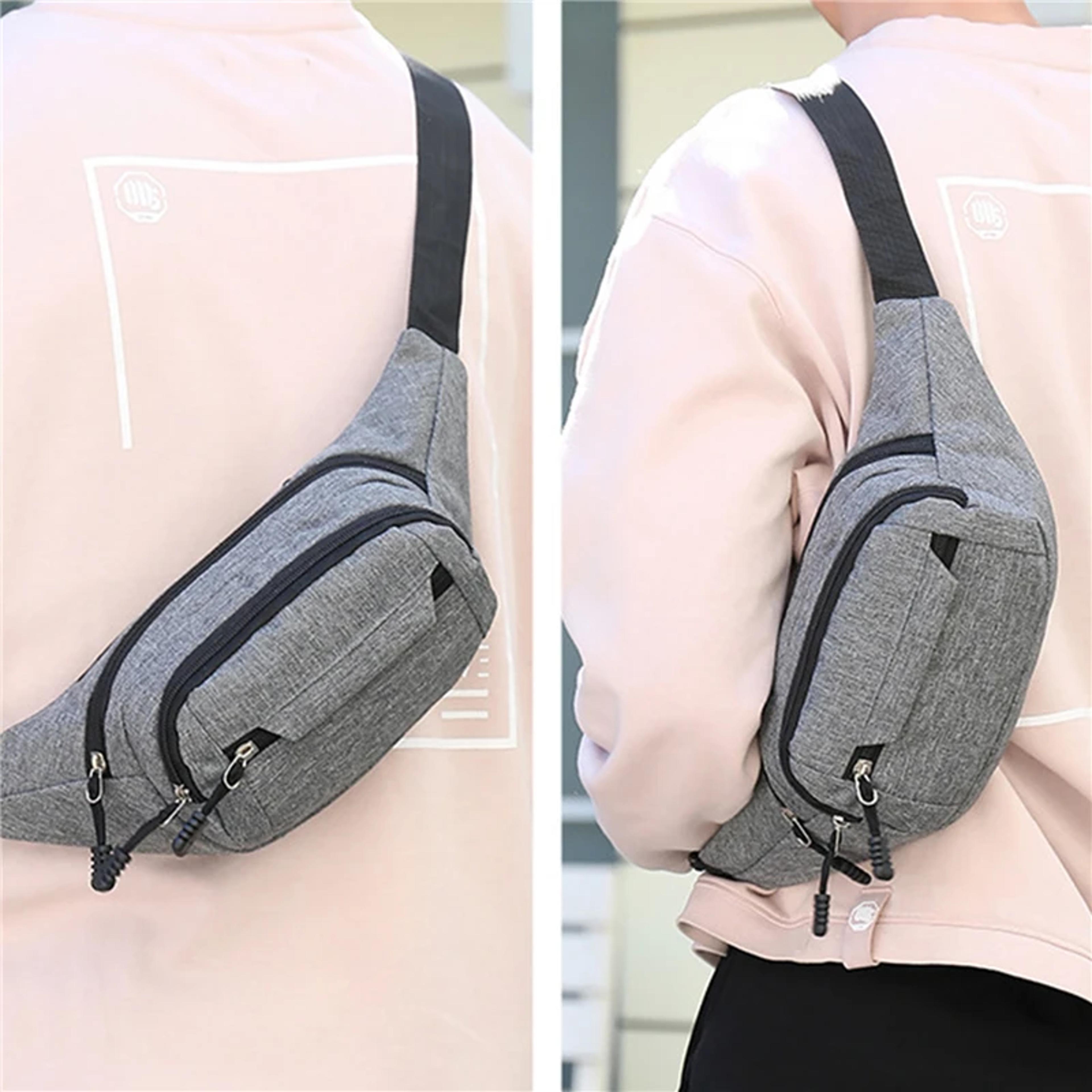 mobile waist bag for men women multifunctional large capacity belt bag anti splash wear-resistant construction site pochete