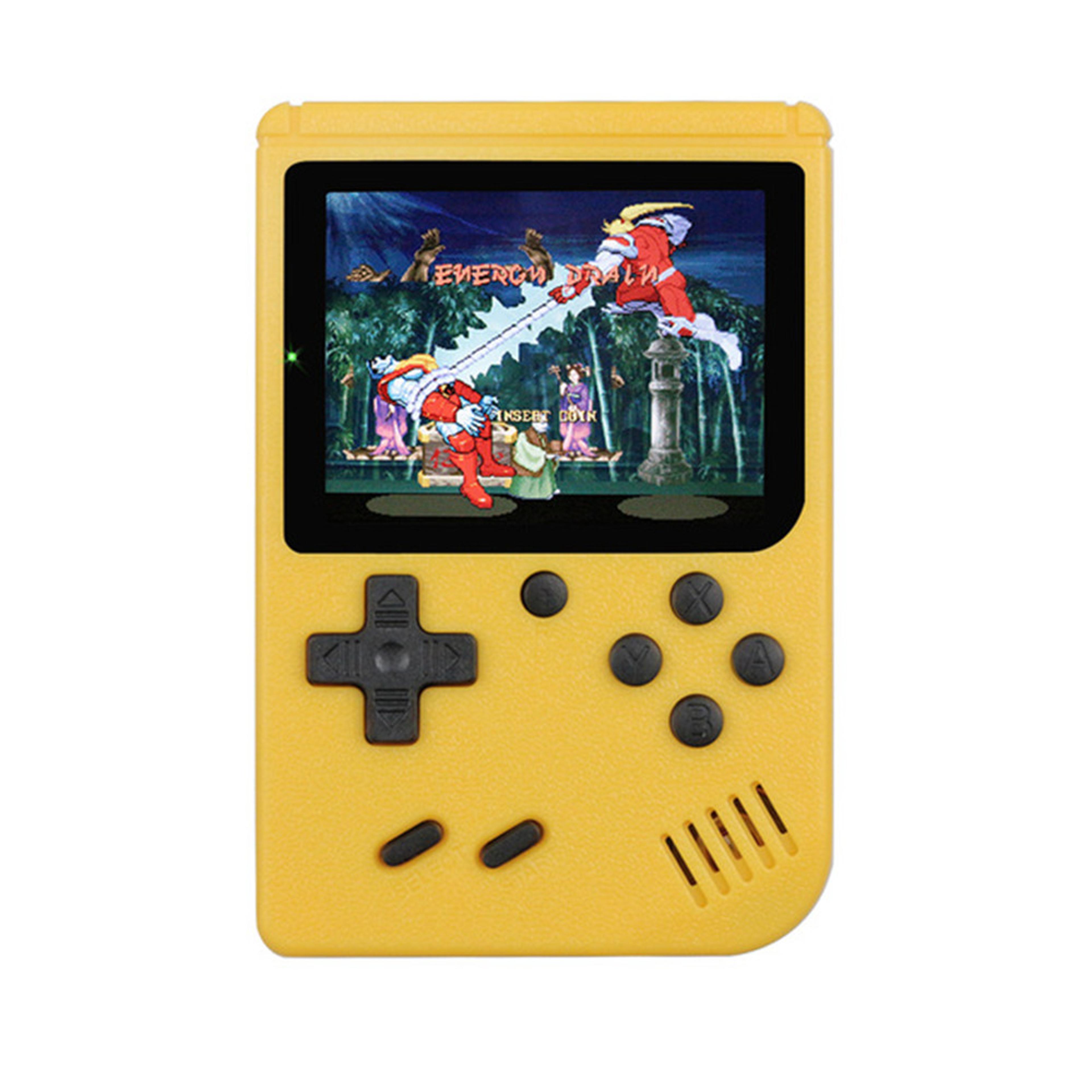 portable retro video console, mini games handheld, 8 bit game player with 3.0 inch color lcd screen for boys