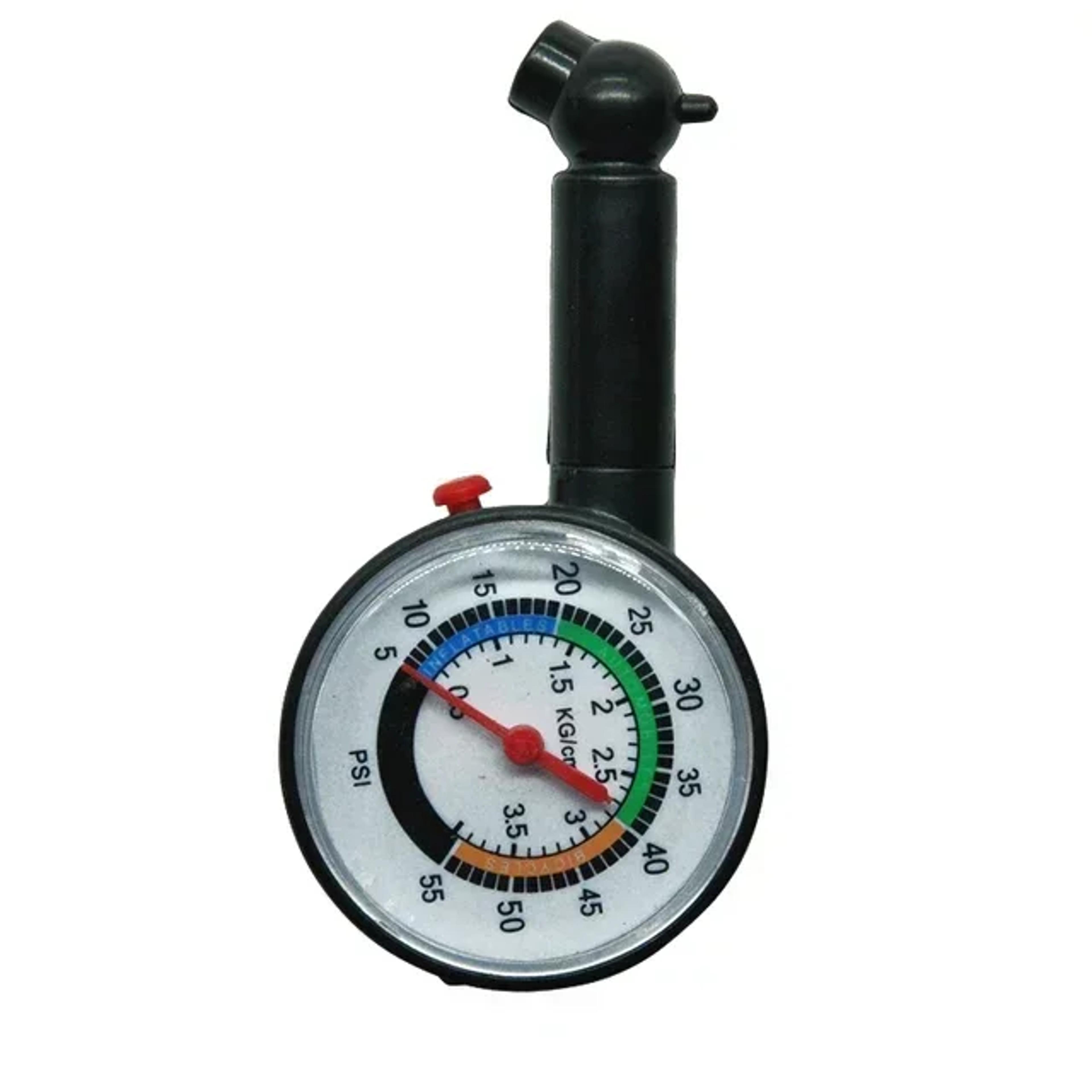 professional tire pressure gauge, high precision analog tyre deflation detector, pointer gauge for car, motorcycle, bike