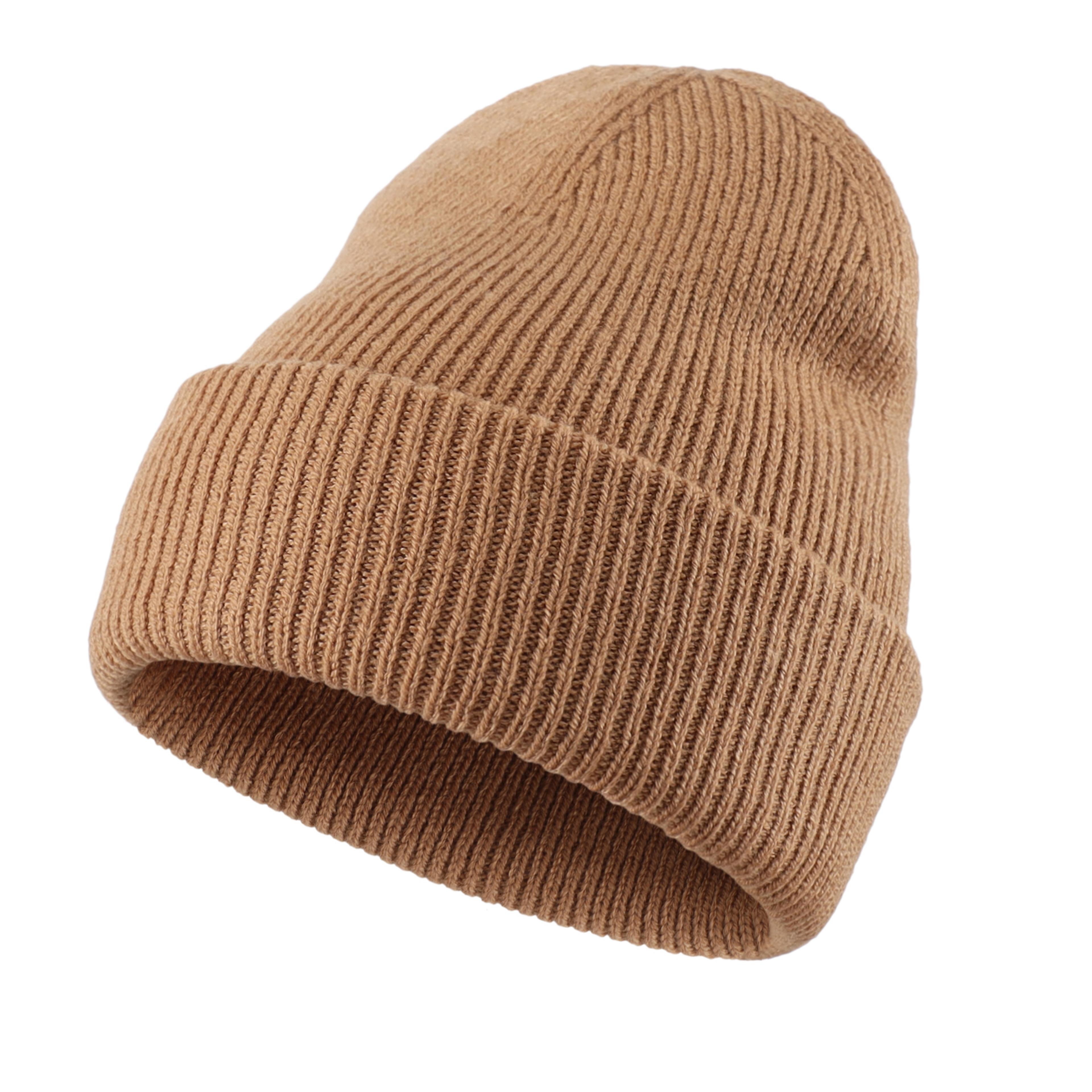 warm stocking beanie hat, connectyle mens winter hats, for men women hunting fishing gardening, thick knit cuff beanie