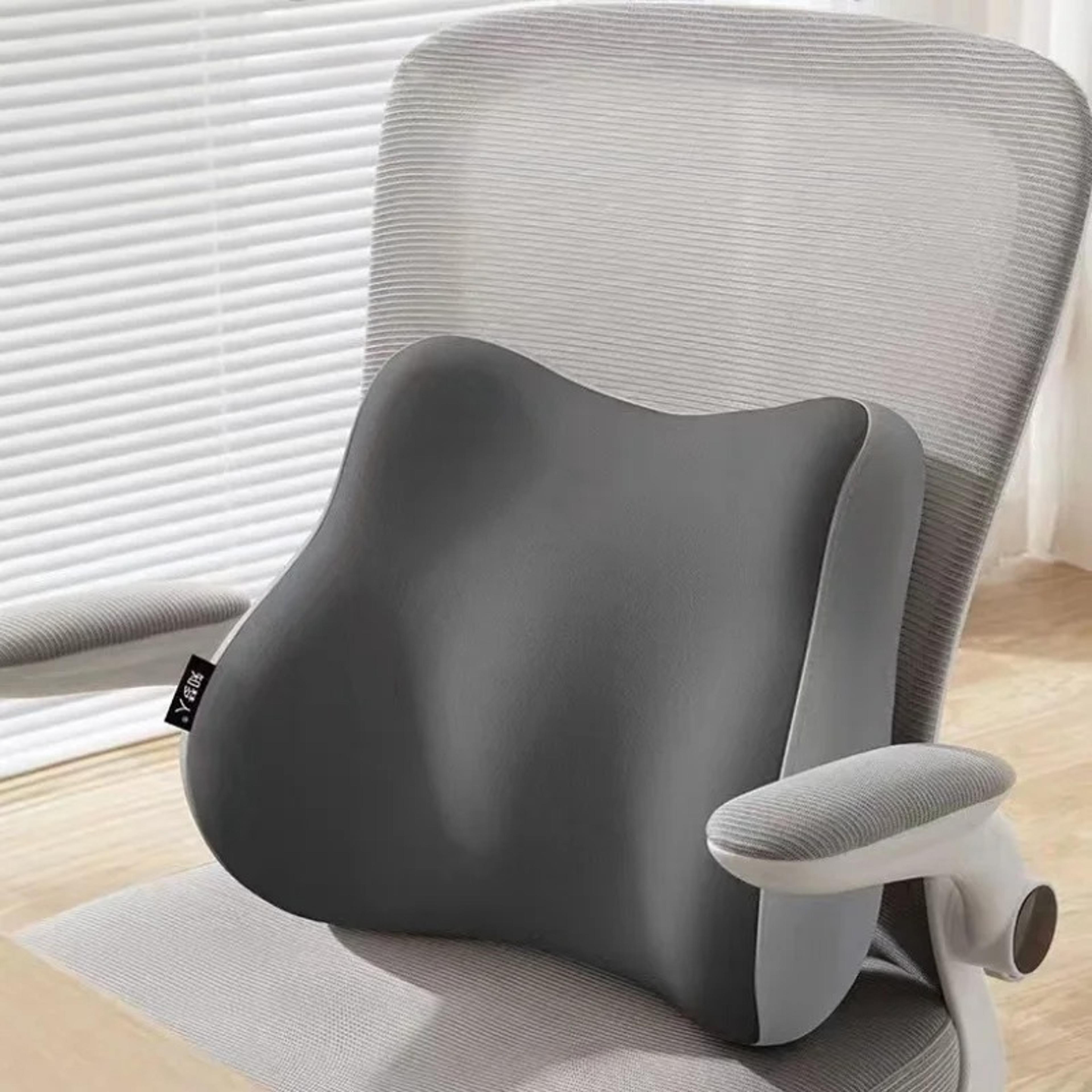 memory foam car lumbar support, office chair backrest spinal, ergonomic lumbar support cushion, correction pillow