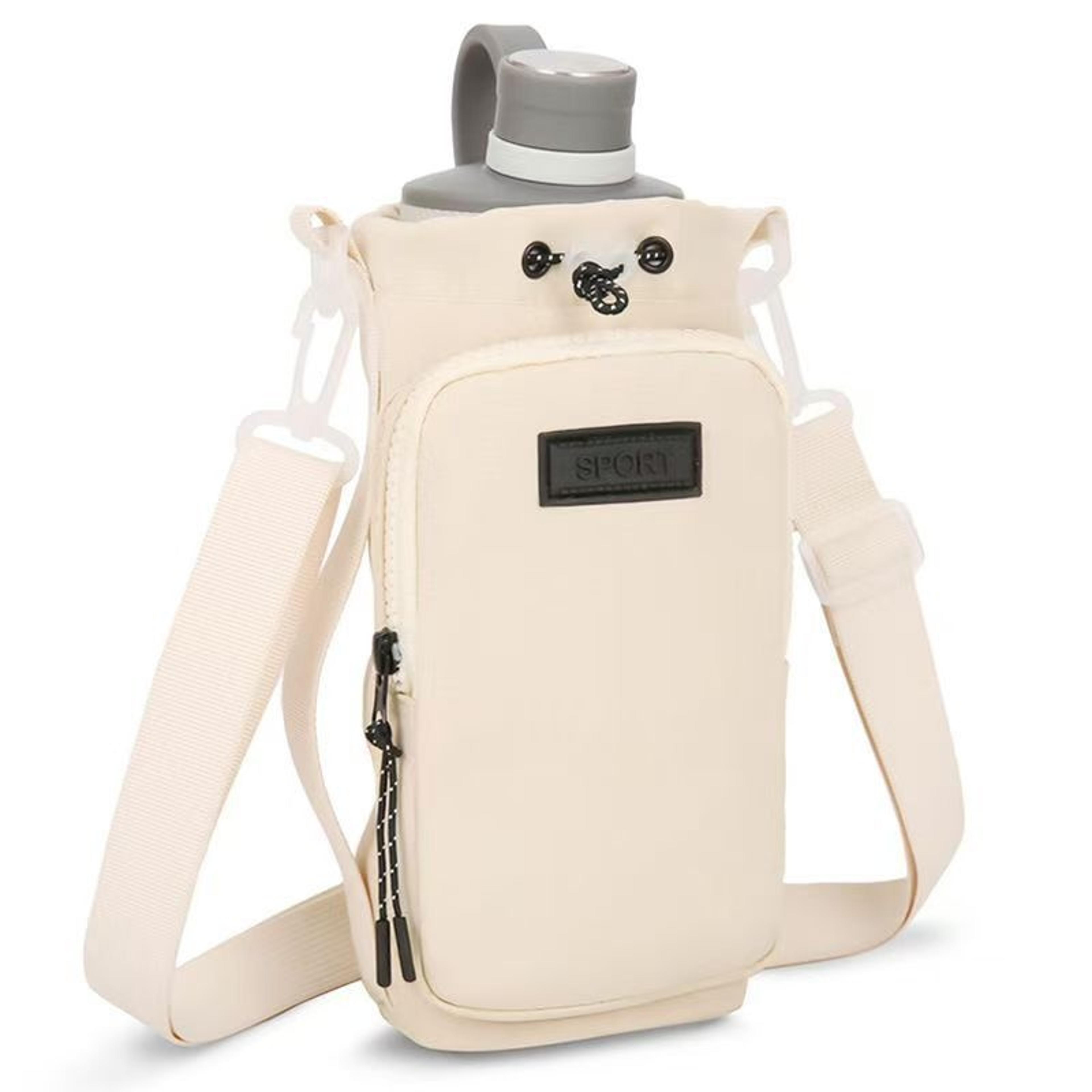 portable water bottle bag, premium simple water cup cover, travel mobile phone water cup protective cover
