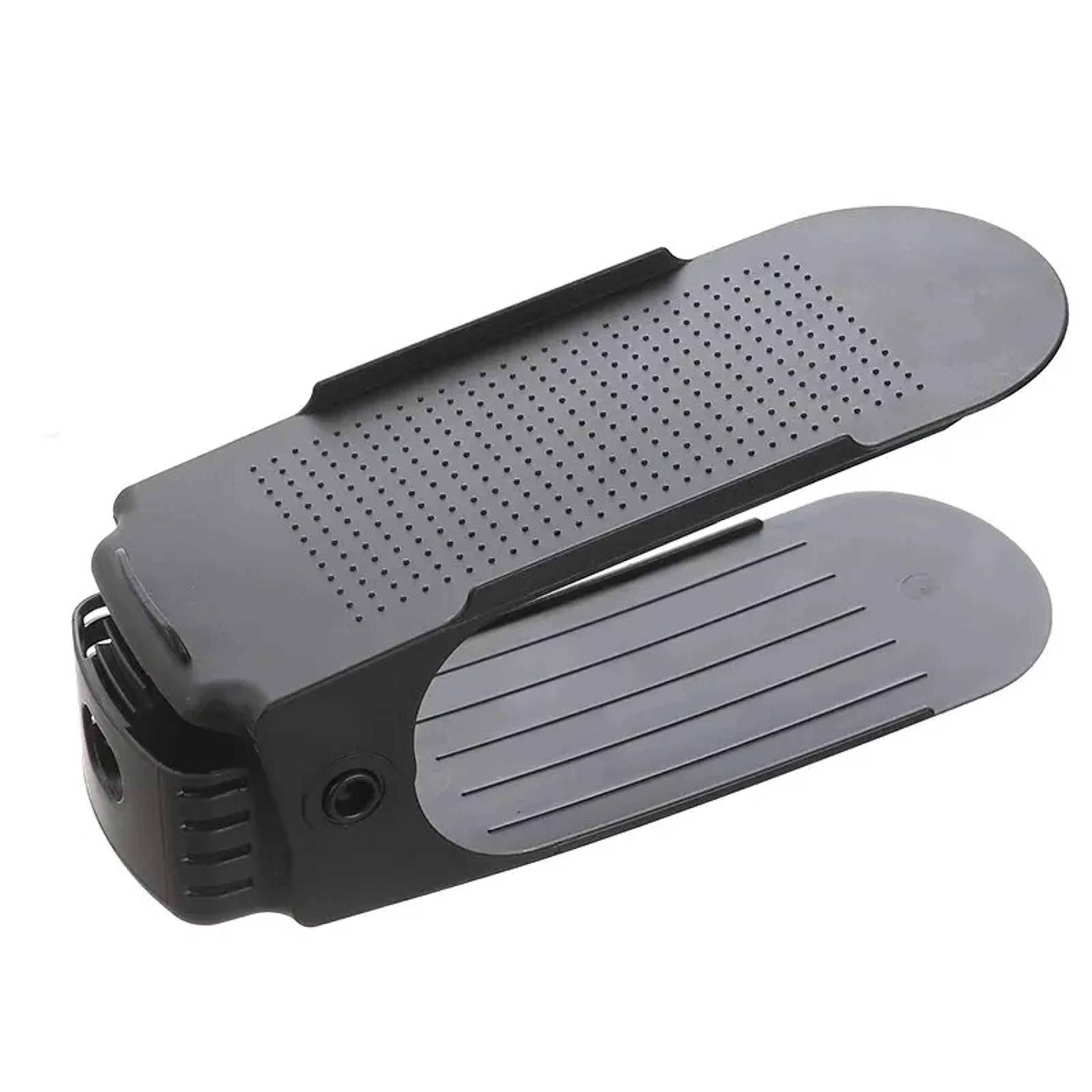 adjustable stacker storage space saver, double deck shoe organizer