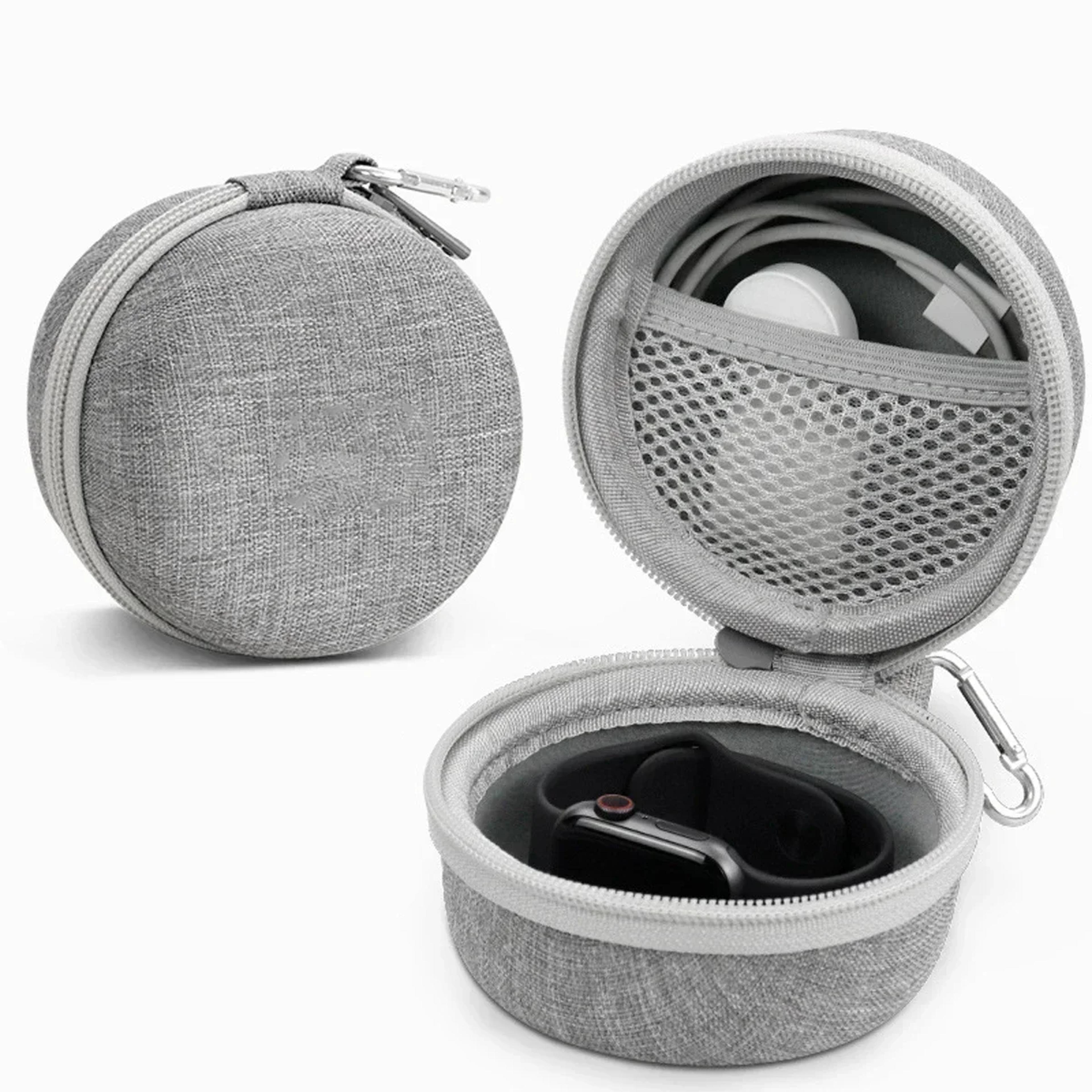 apple watch organizer, charger, data cable, headphone storage bag, hard shell cover for watch