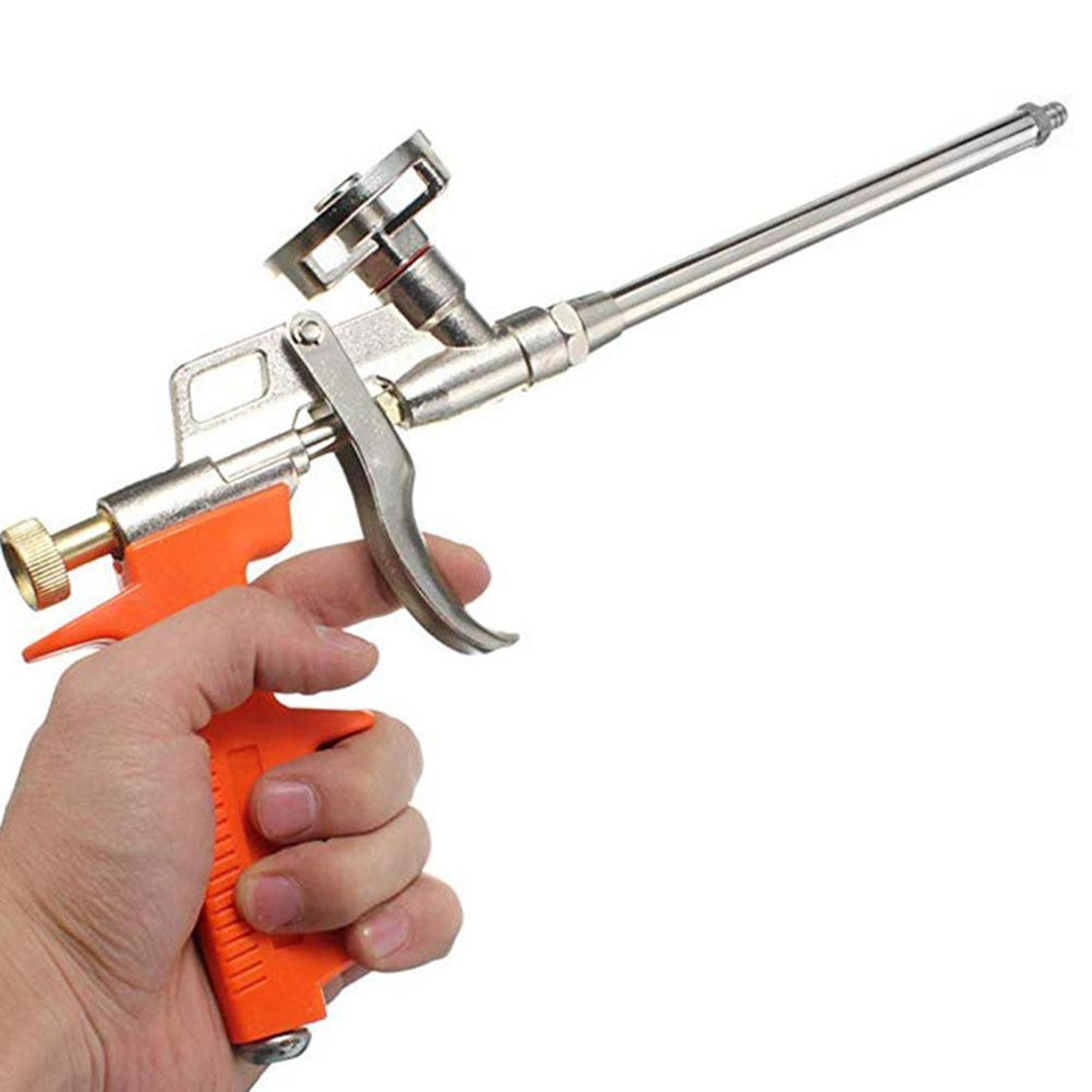 all metal foam glue gun, polyurethane foam sealant, expanding spray gun for insulation