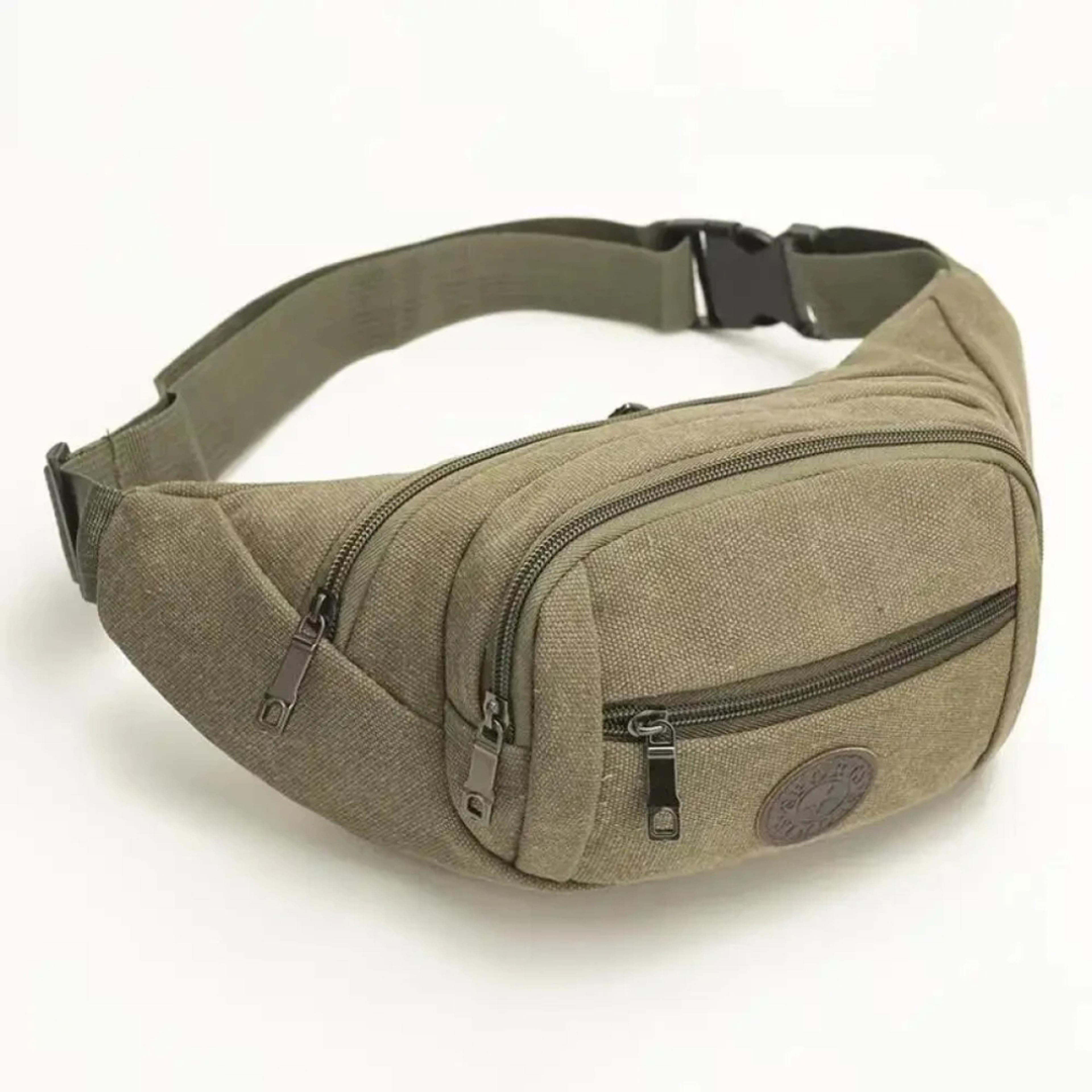 lightweight men's outdoor waist pack, wear resistant chest pack, rainproof bag for running hiking outdoor activities