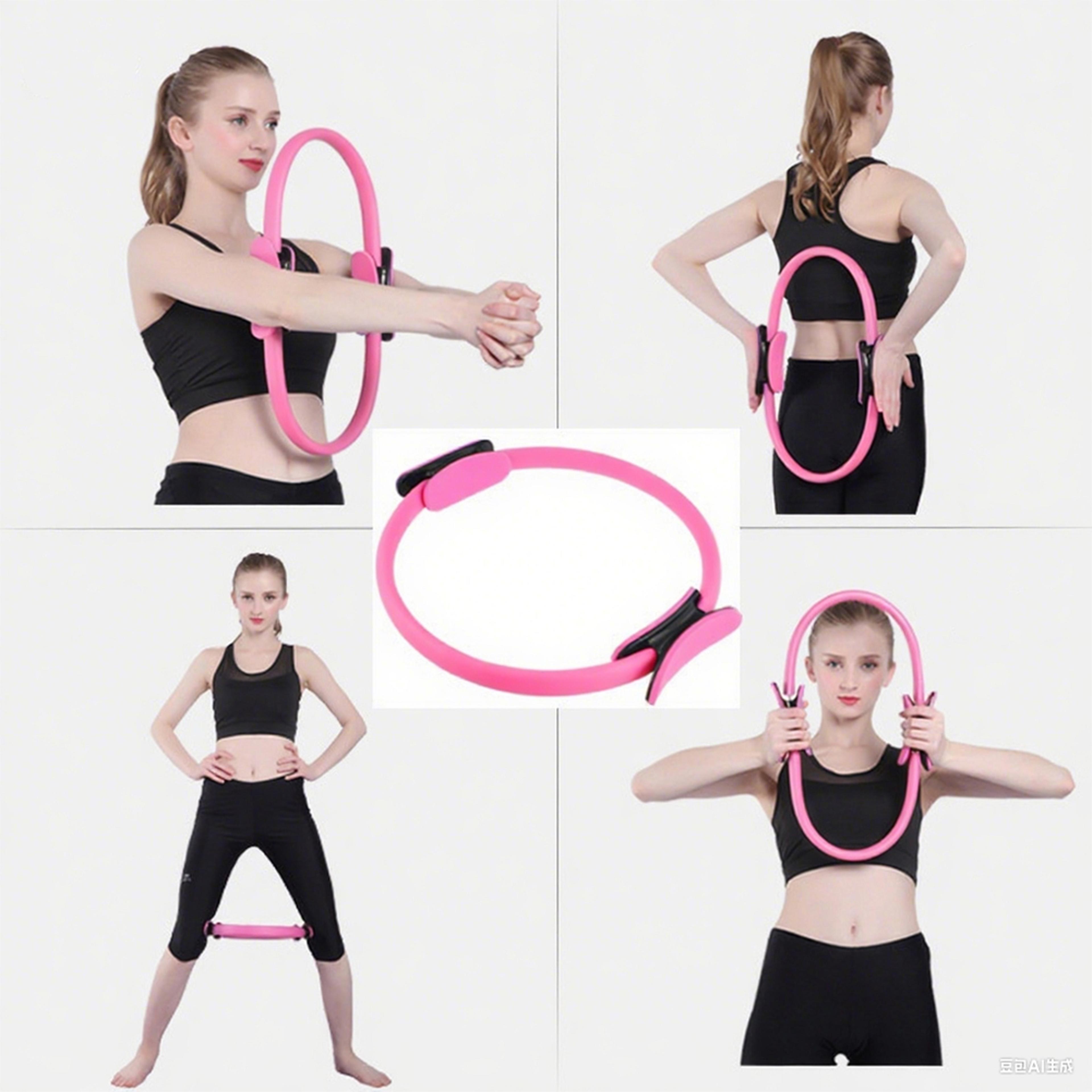 pilates circle yoga ring for home gym exercise resistance elasticity ring