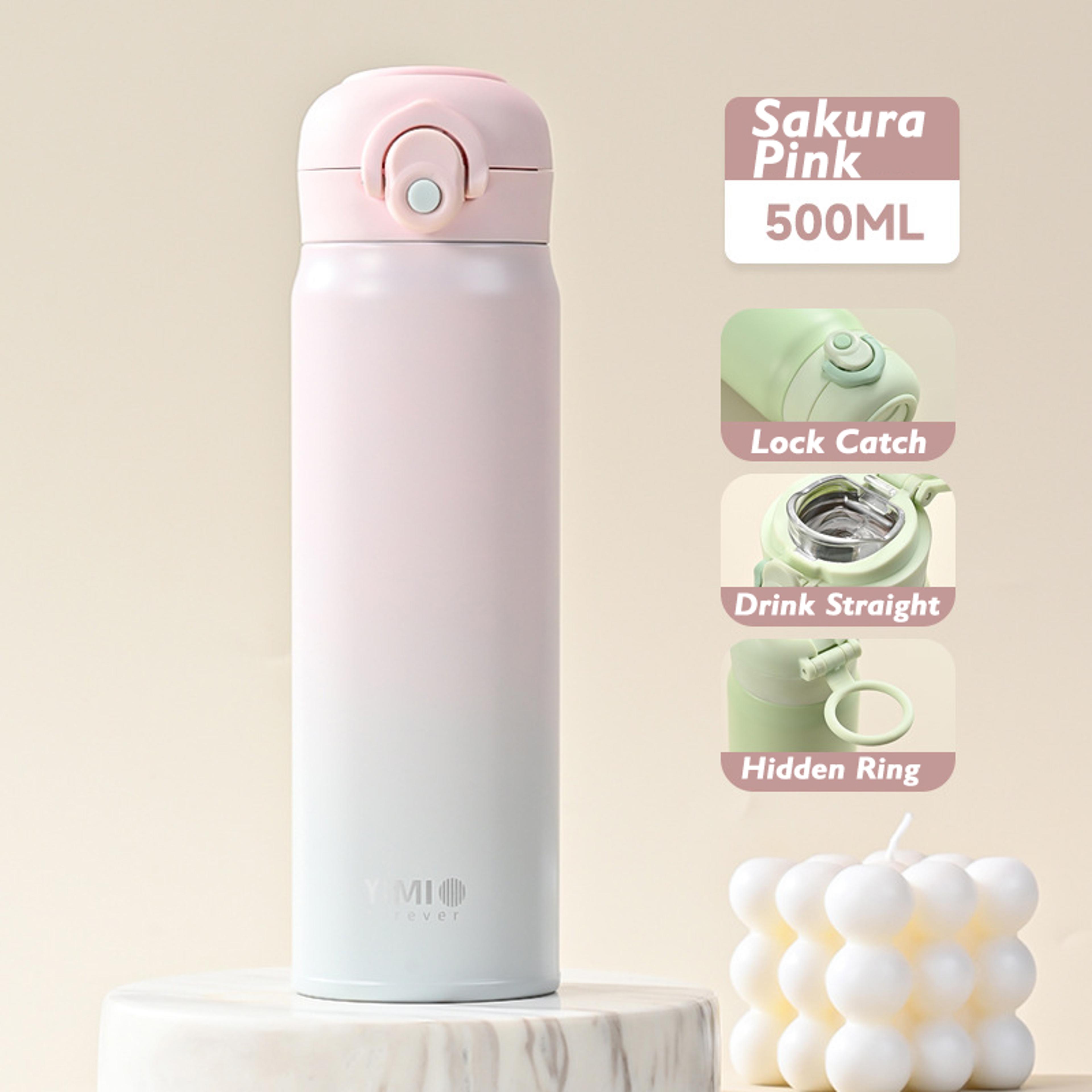 vacuum insulated stainless steel thermos, portable tumbler, thermal water bottle, coffee cup, large capacity travel mug
