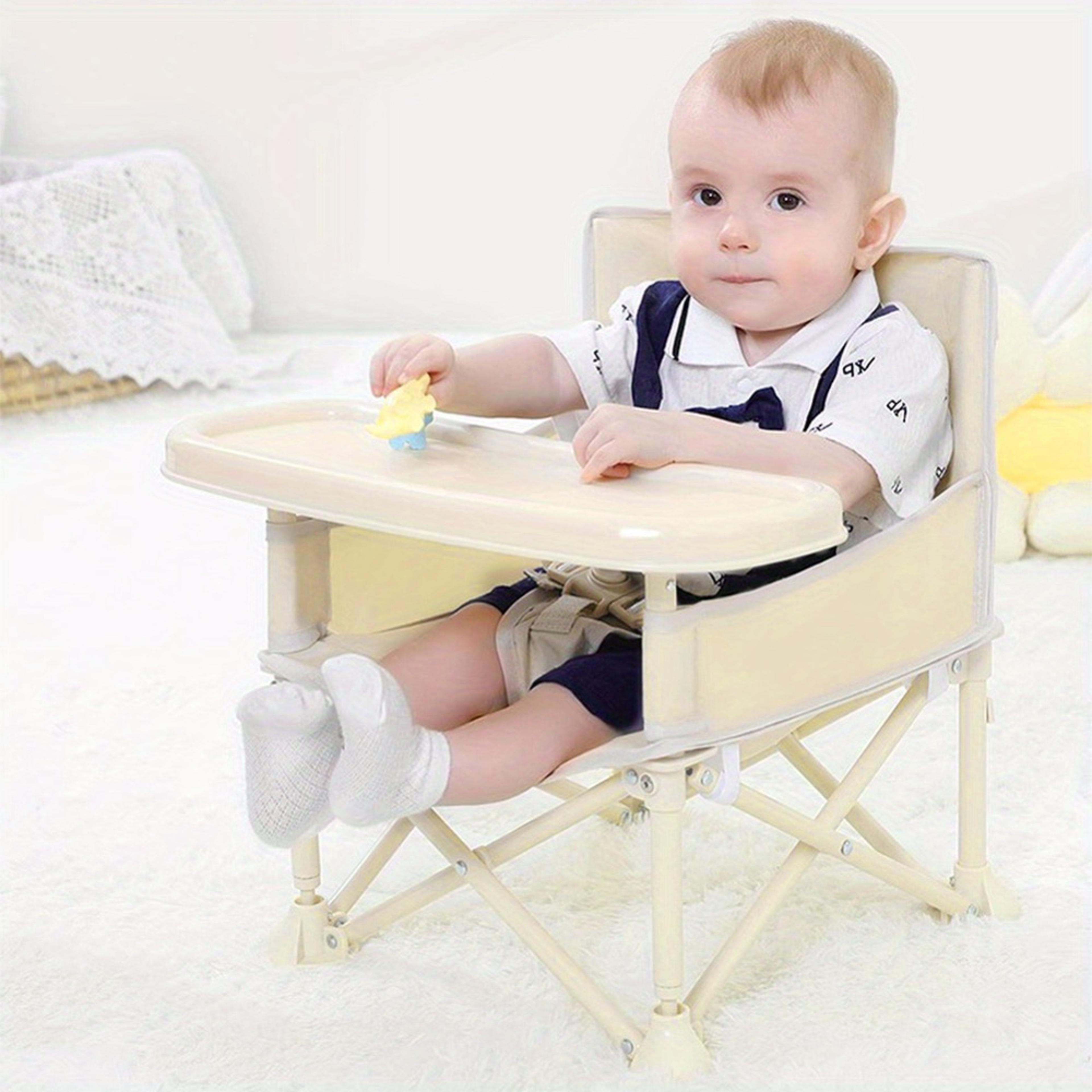 adjustable high chair with detachable cushion, stylish and durable design for comfortable feeding