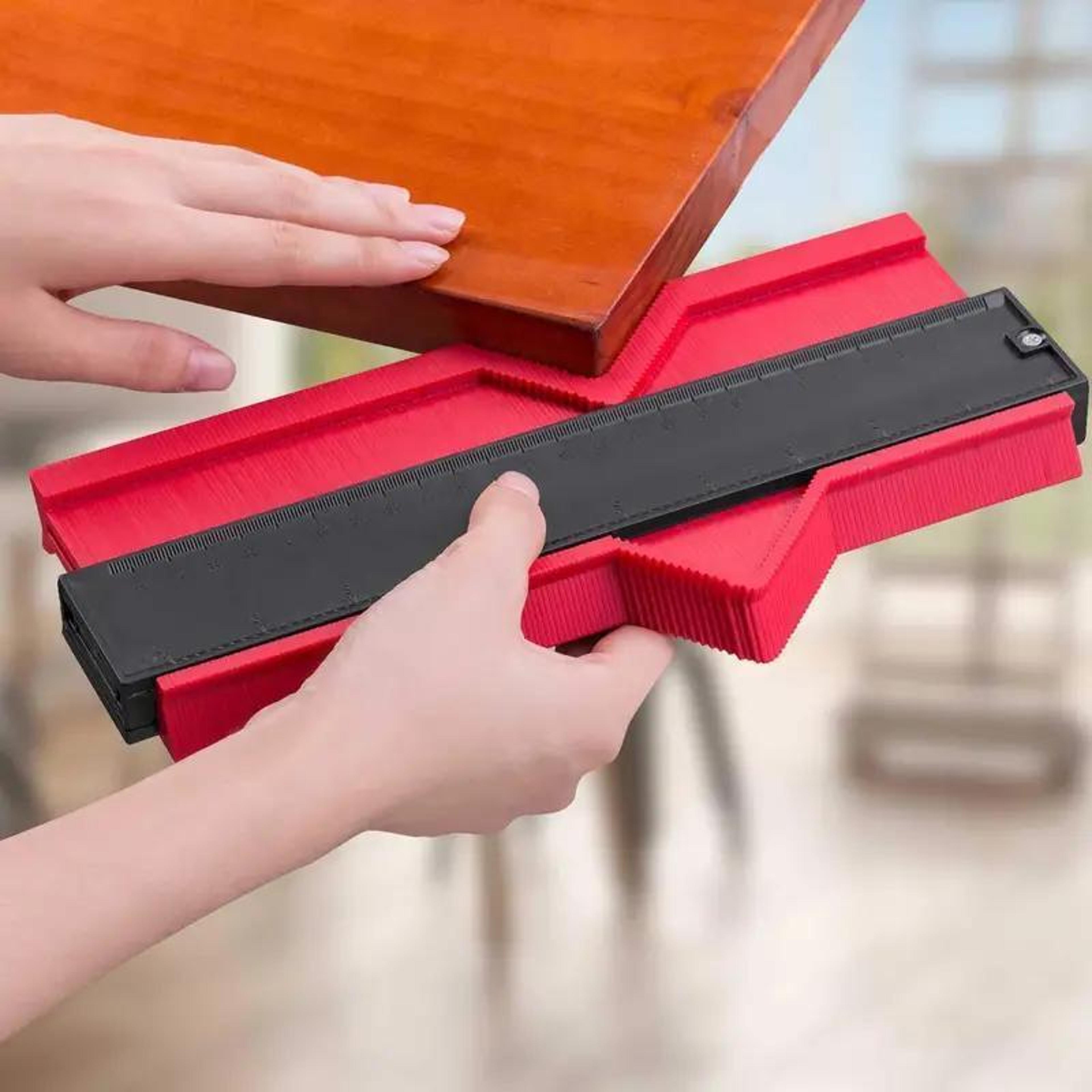 shape contour gauge, duplicator profile tool for ceramic tiling, tile carpet marking, cutting template and line gauge