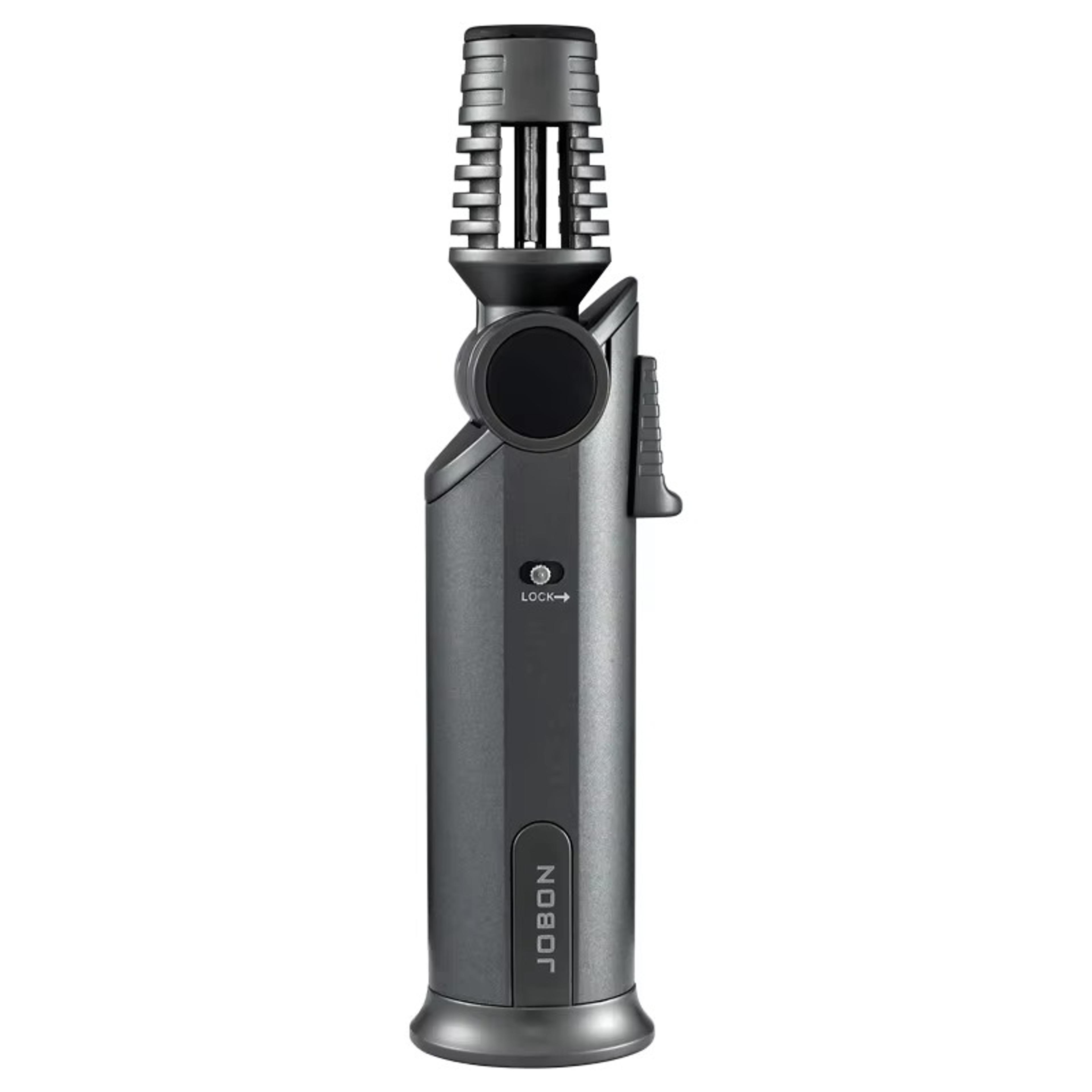 inflatable high-flame metal torch lighter, rotate the nozzle at any angle, ignition lock fire design