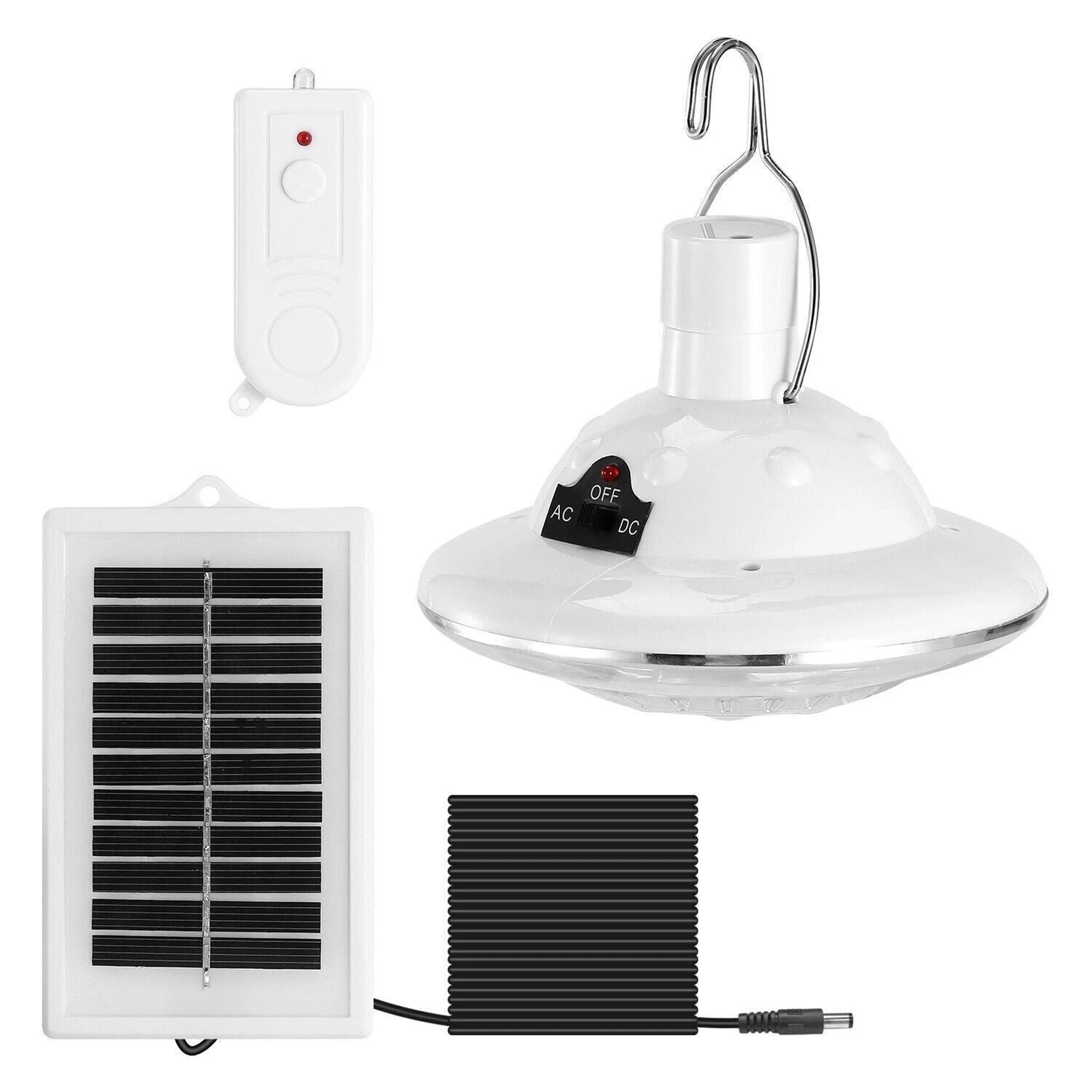 portable solar powered led lamp, led light for camping, yard, garden, in/outdoor use, tent lighting