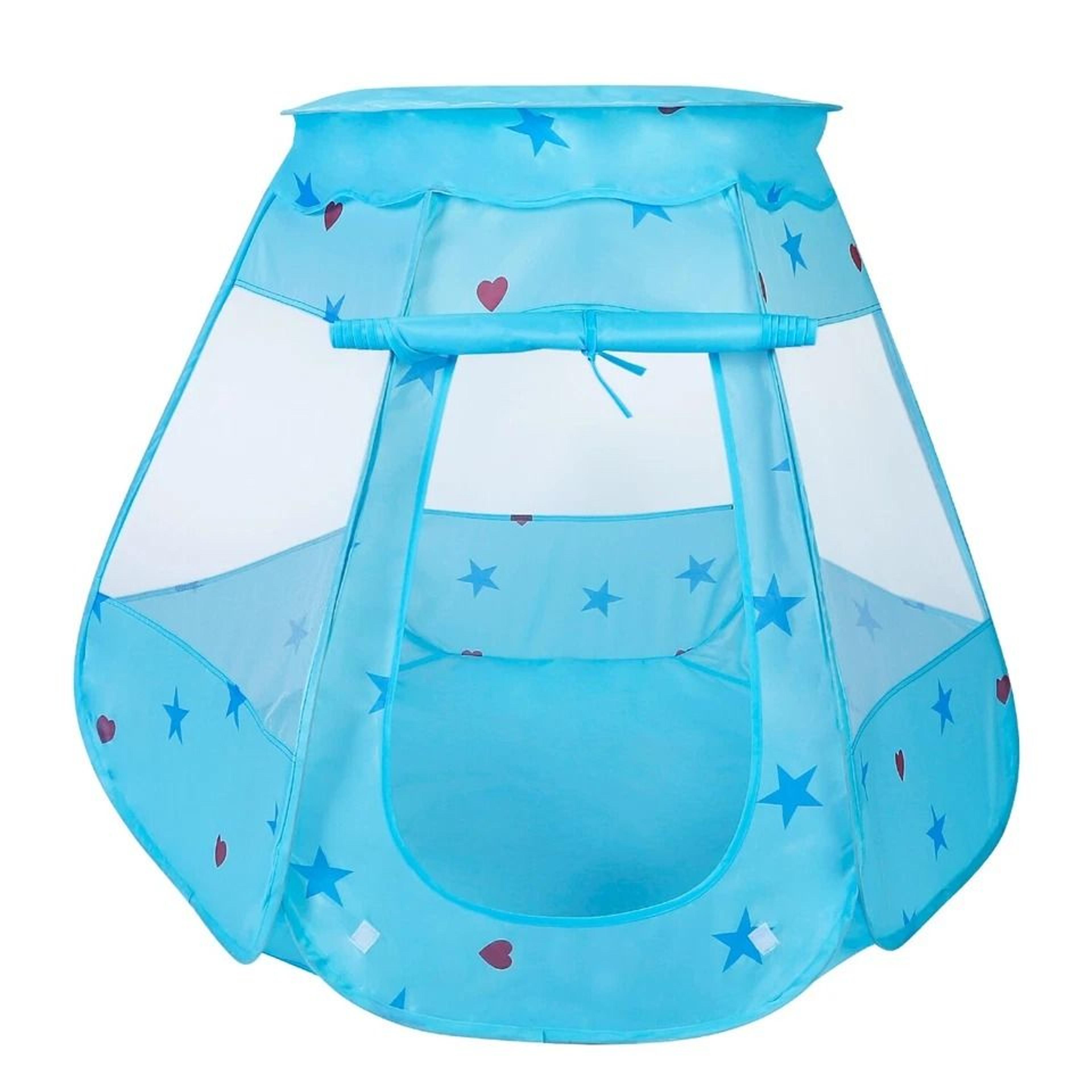 kid game pop up play tent, castle playhouses for kids, lightweight blue bag for children, perfect for outdoor adventures