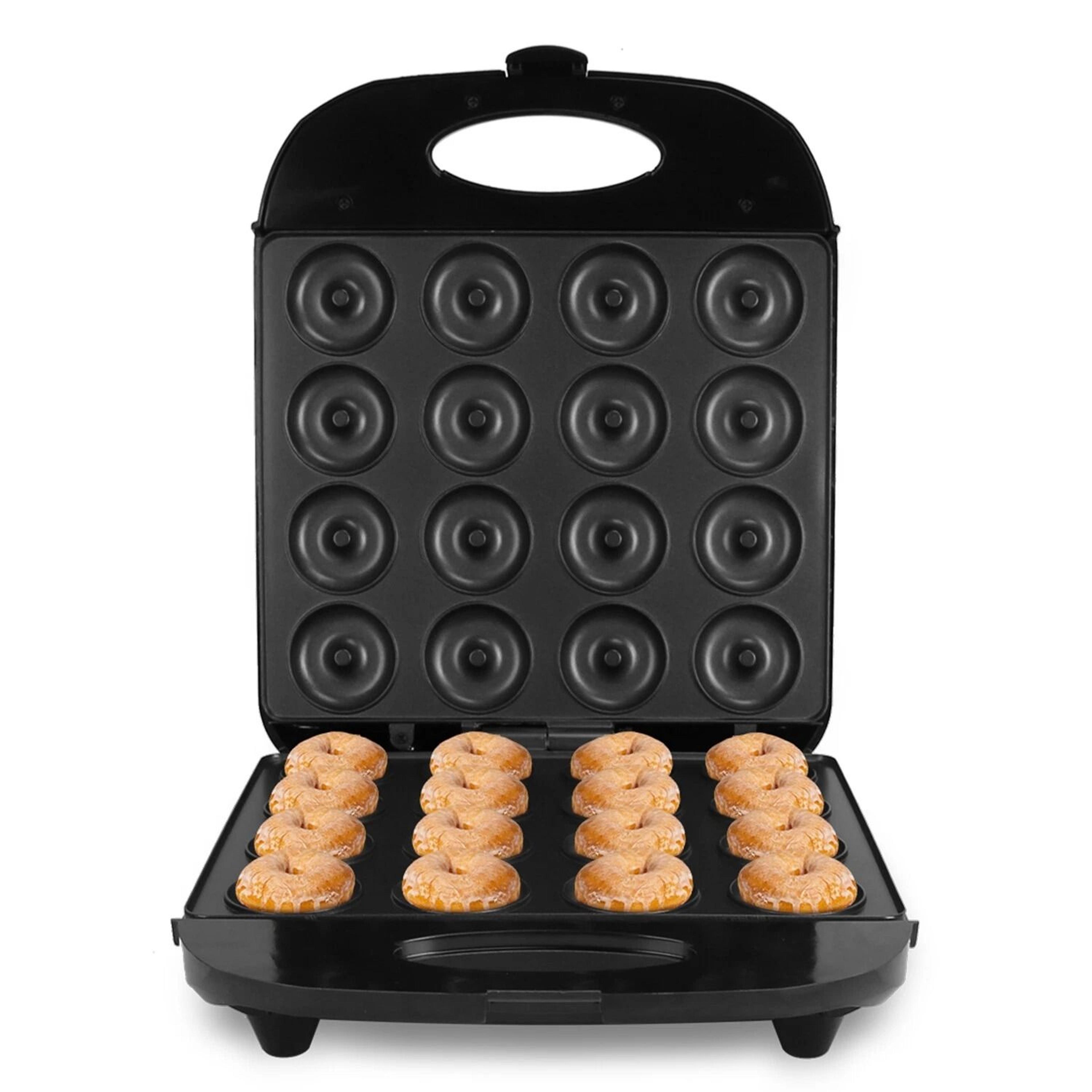 home non-stick coating mini donut maker, heating, fast donut production, perfect for busy mornings