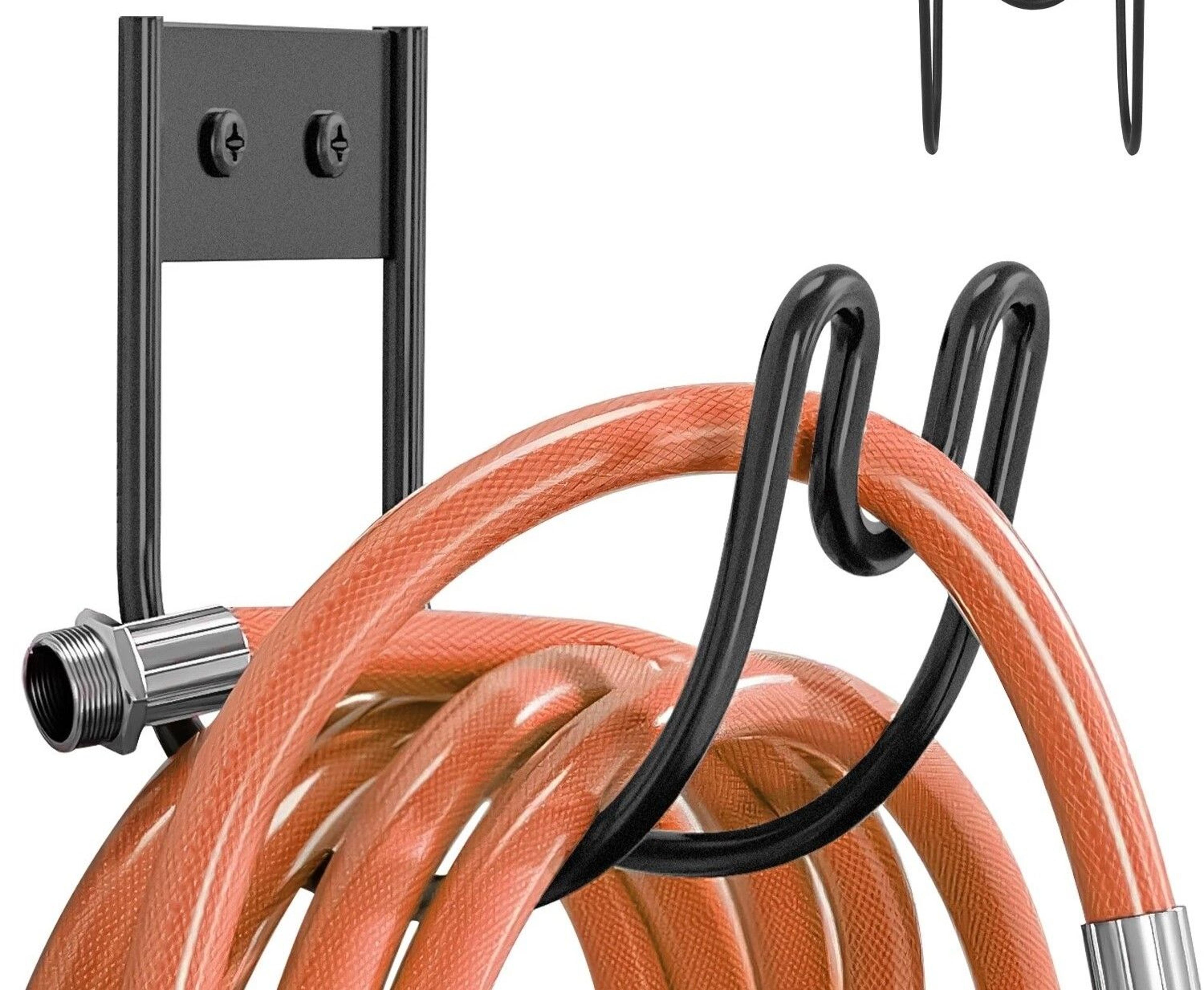 stainless steel hose holder, hose rack, heavy duty hose reel organizer for yard, outdoor wall mounted hose hook