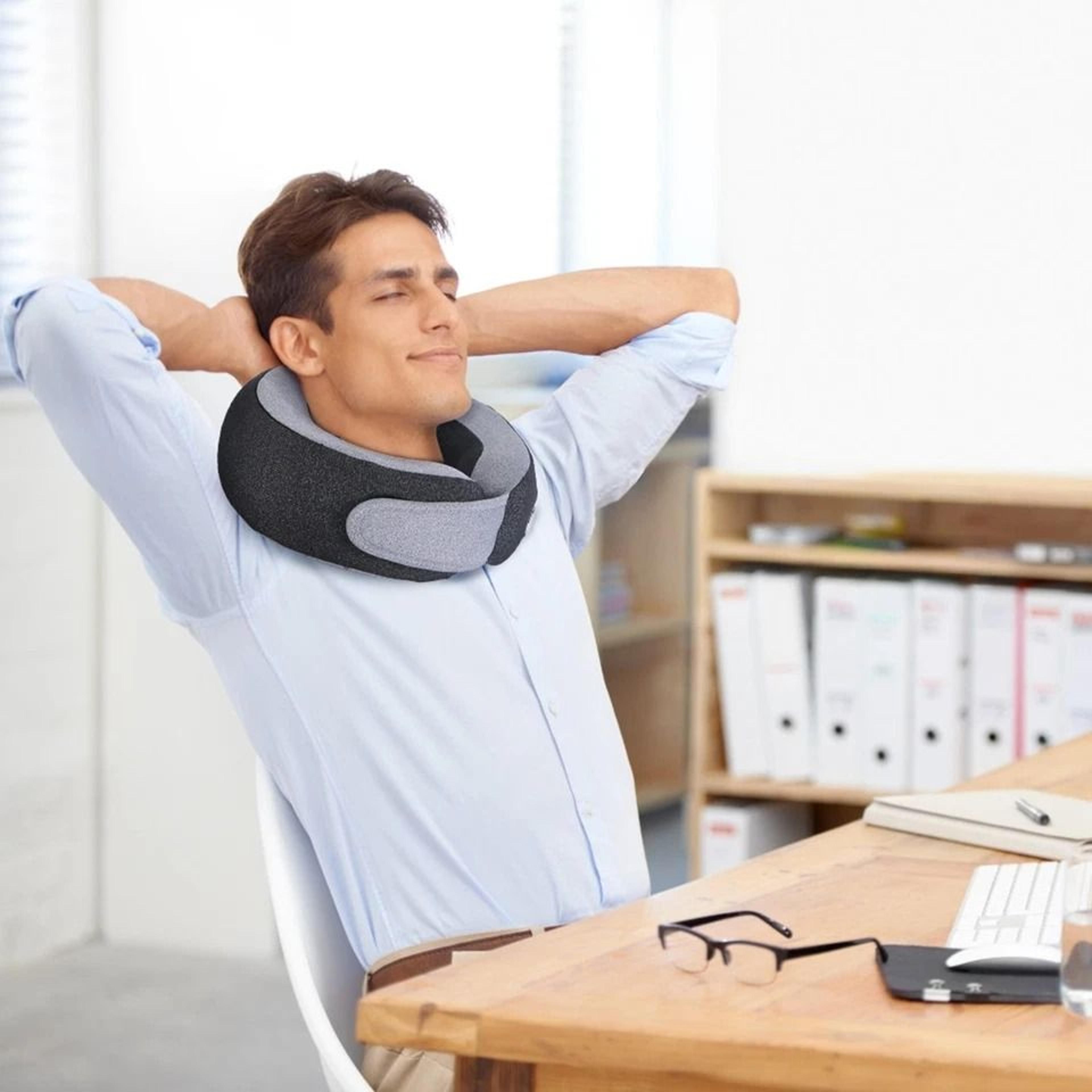 massager pillow with heat, electric neck pillow, shiatsu neck massage with memory foam