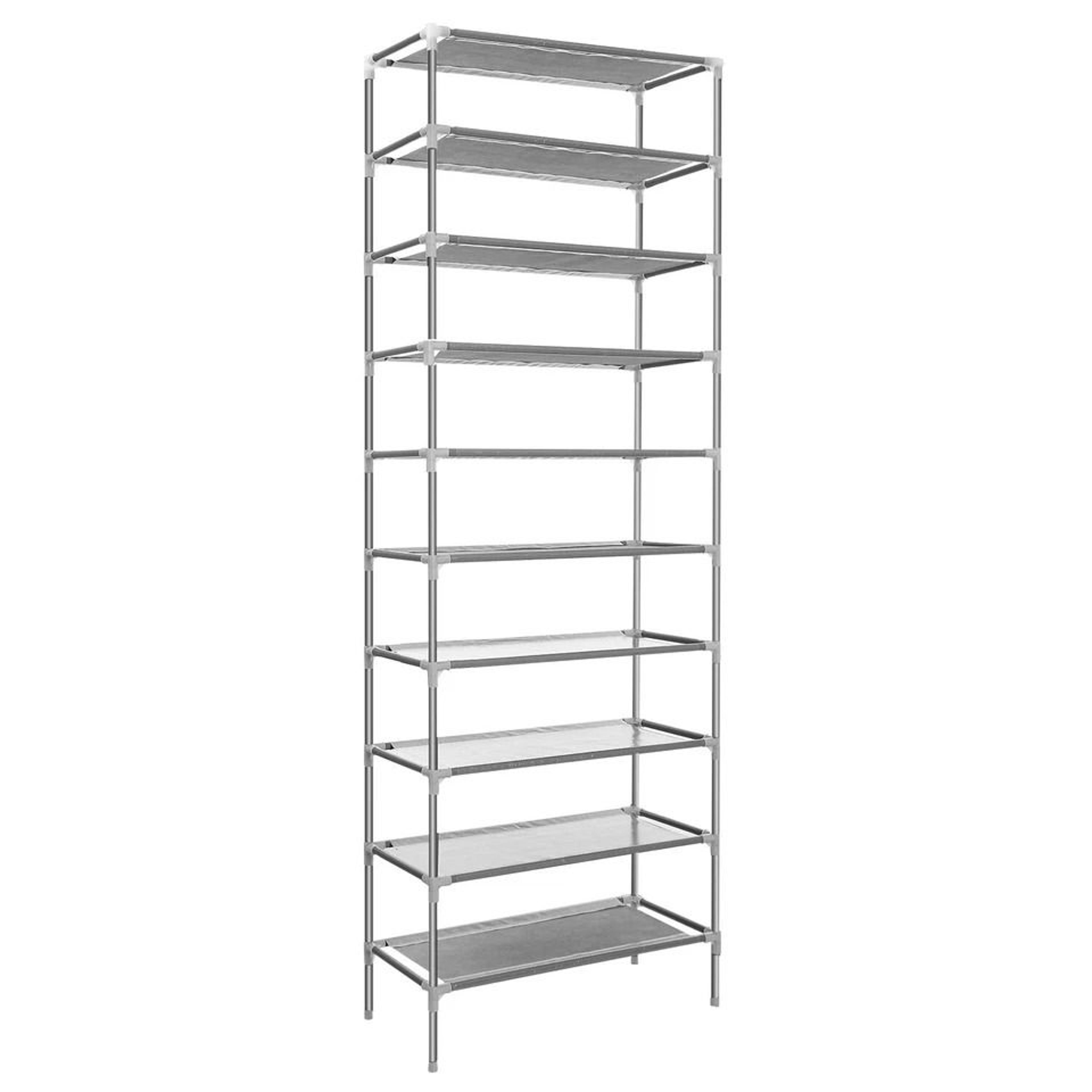 shoe shelf organizer,tier storage rack for entryway, closet, mudroom, adjustable shoe holder with detachable interlayer