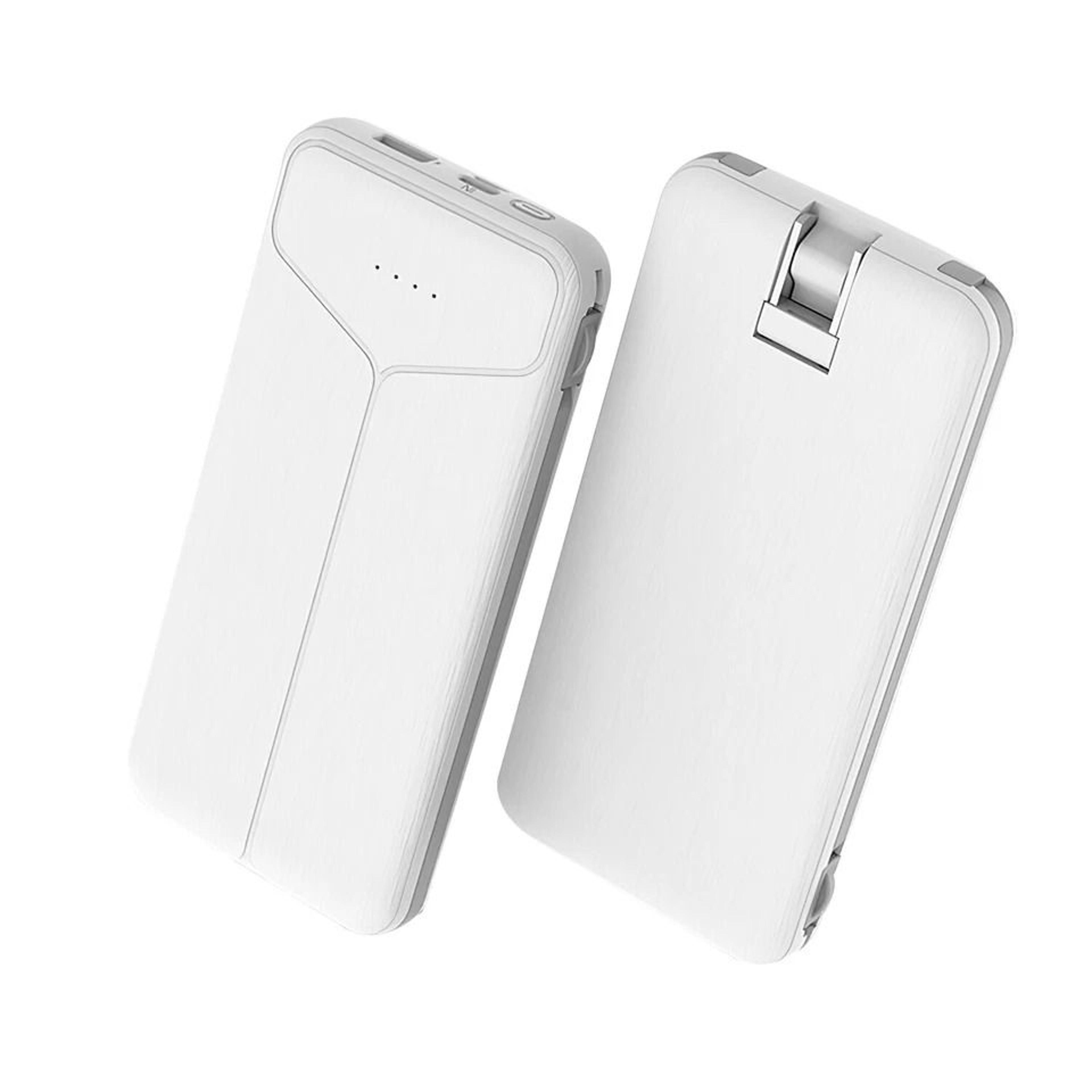 power bank, portable battery pack for phone with built-in cables, perfect for travel, office, and heated vests
