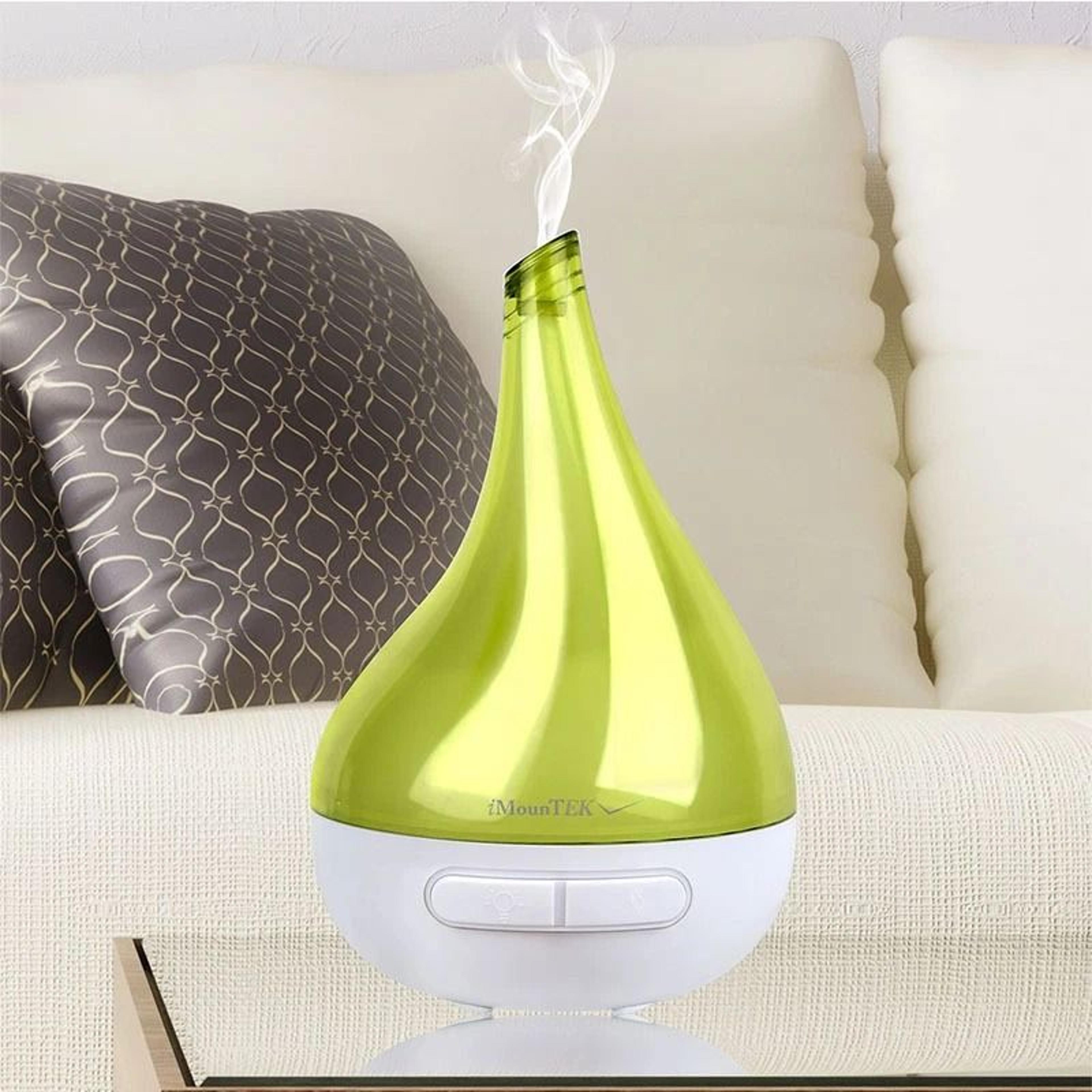 led ultrasonic aroma diffuser, essential oil humidifier, air purifier, 8-hour continuous operation, therapeutic benefits