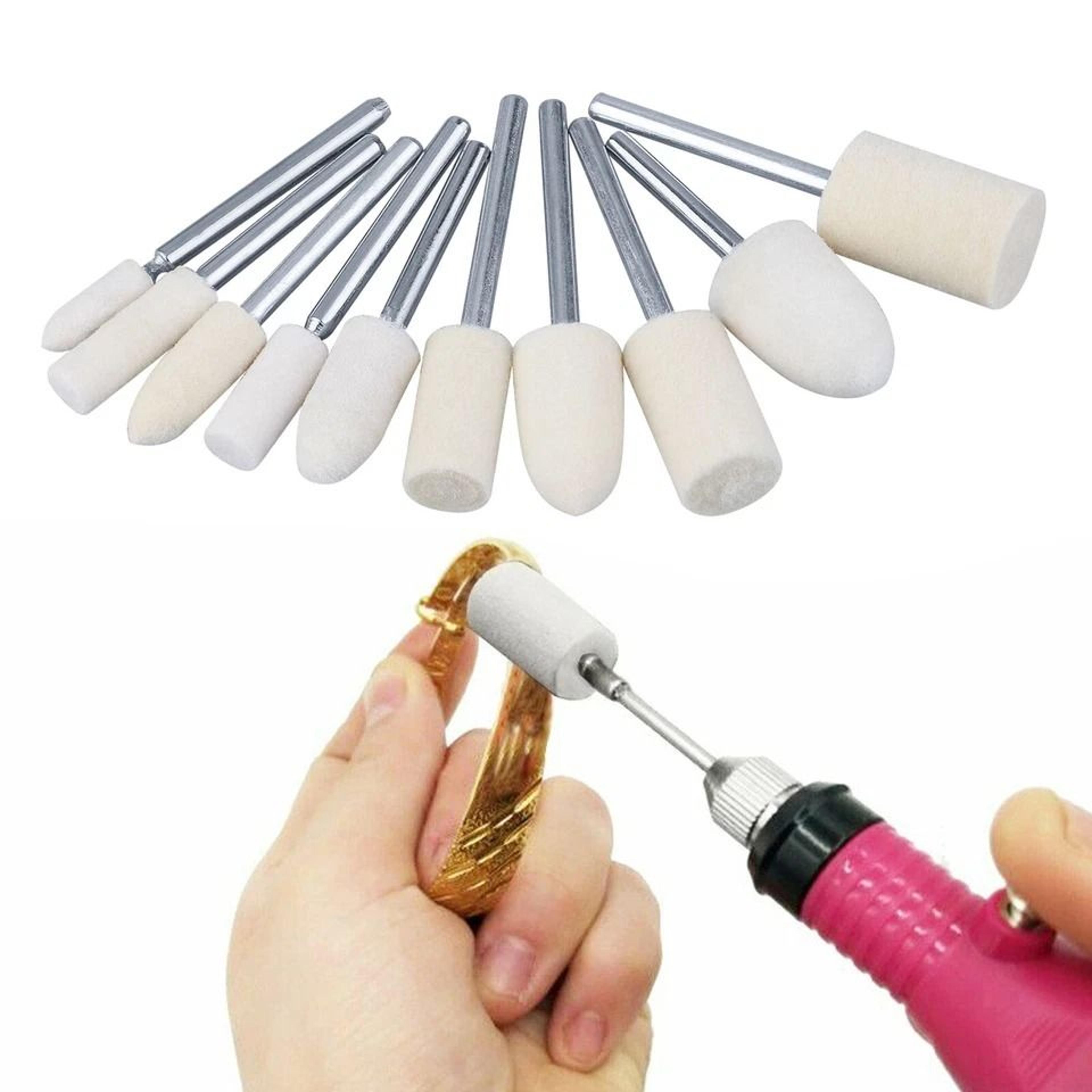 wool felt rotary tool kit, buffing pads wheel for dremel, high-quality grinding & polishing accessories