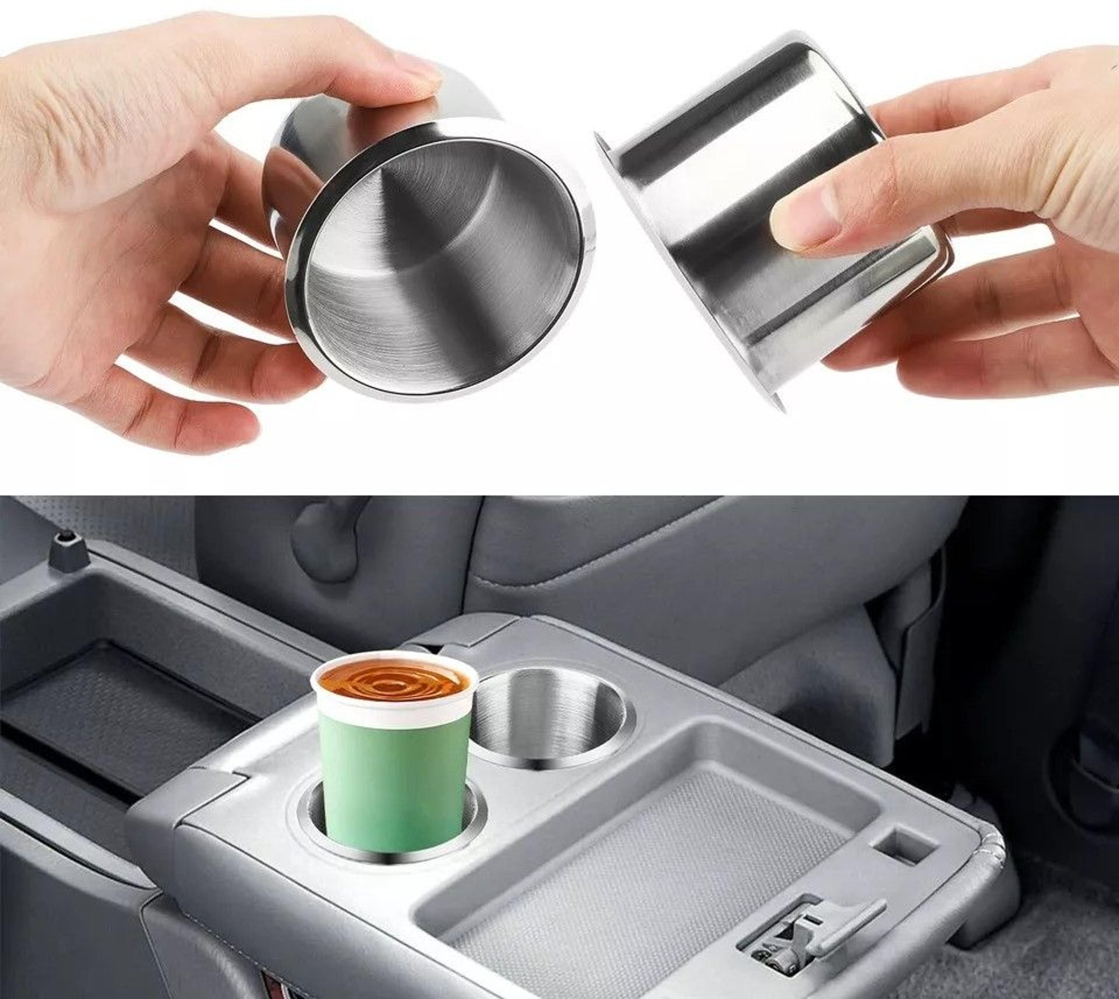 stainless steel universal cup holders for boat, car, rv, marine, camper drink holders, durable, easy installation