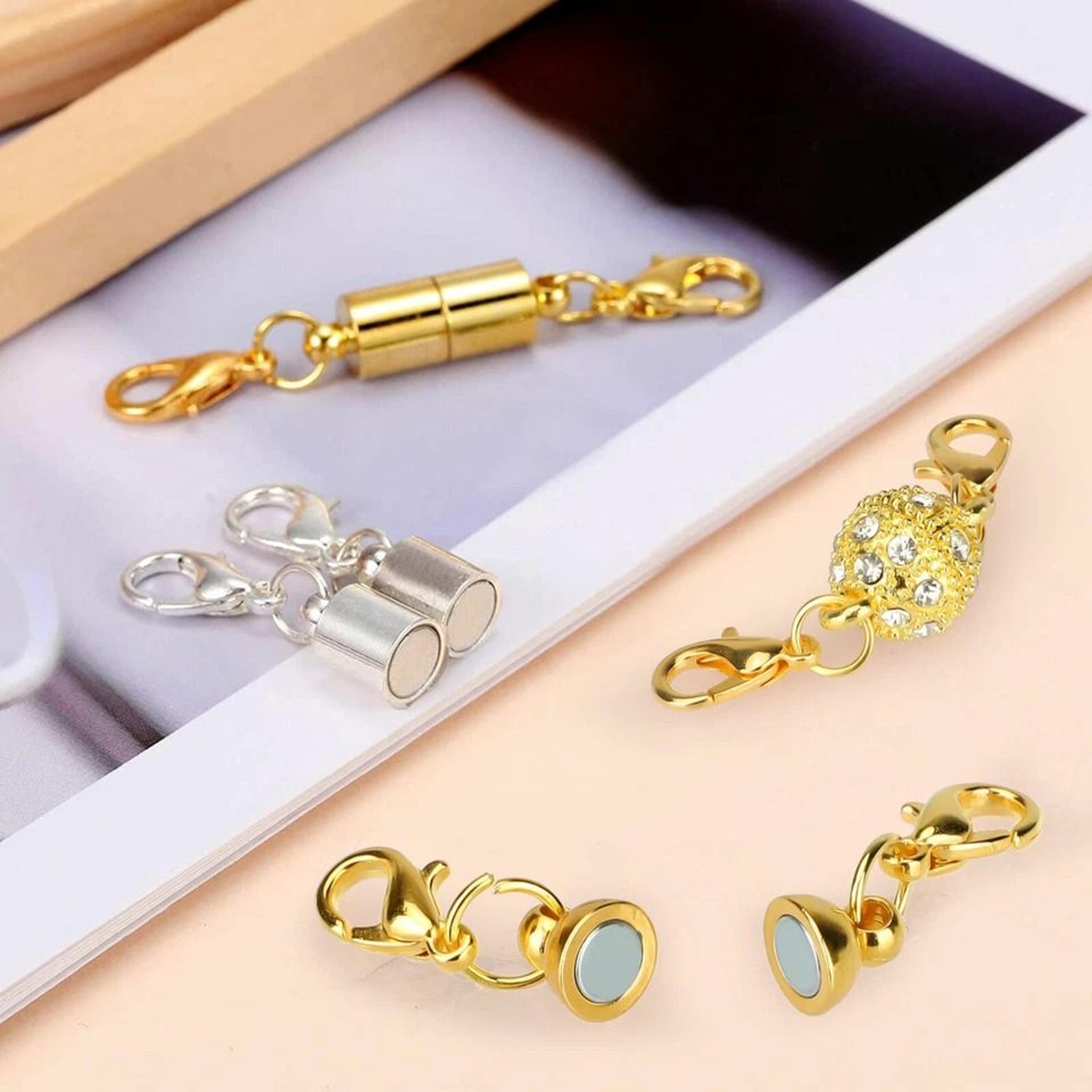 magnetic lobster clasp claw hook for diy jewelry, strong snap converter, ideal for necklace jewelry making