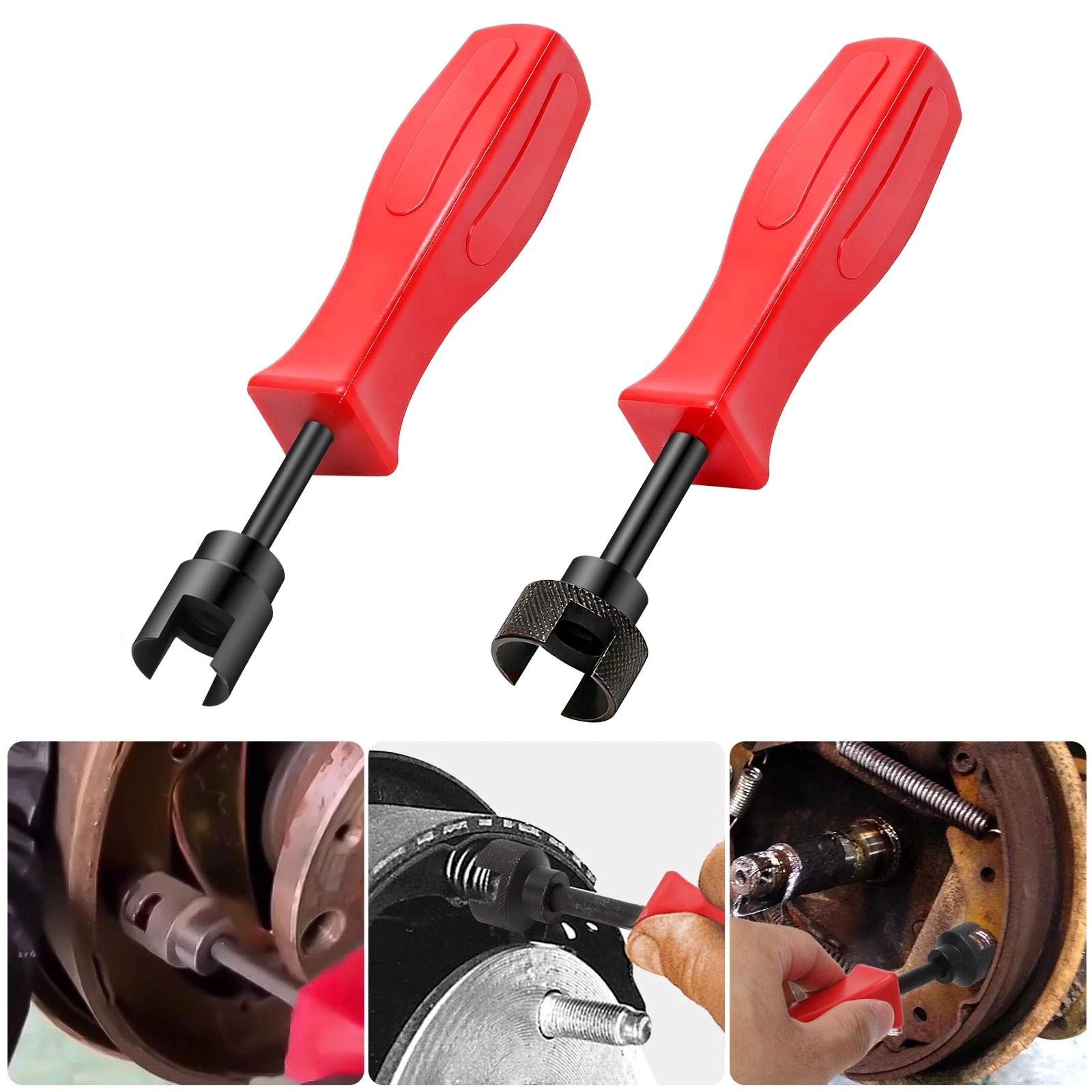heavy duty brake spring removal tool kit, ergonomic non-slip handle, compatible for car, motorcycle & small brake system