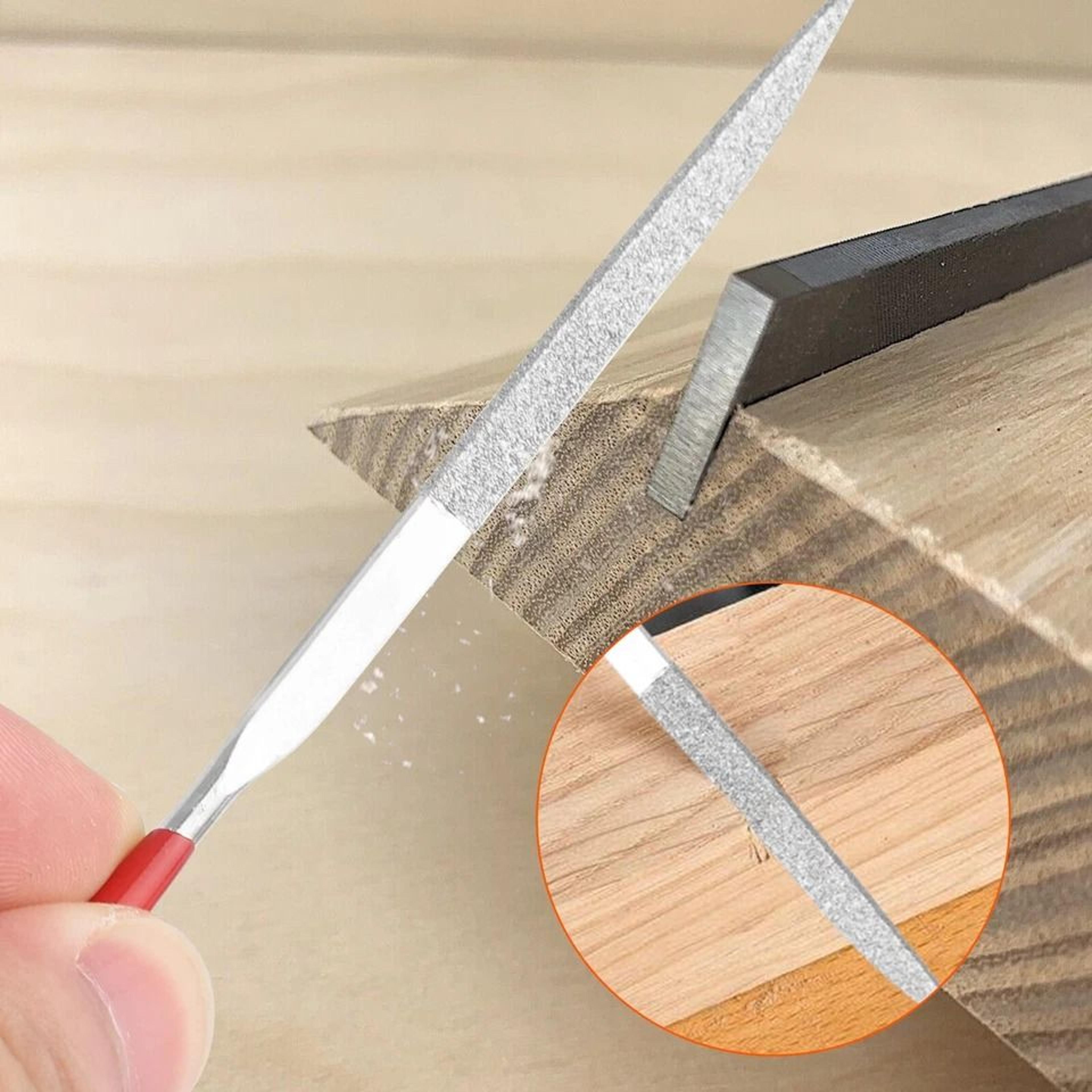 diamond needle file set for jewelry, metal, stone, wood, glass - precision carving & polishing tools
