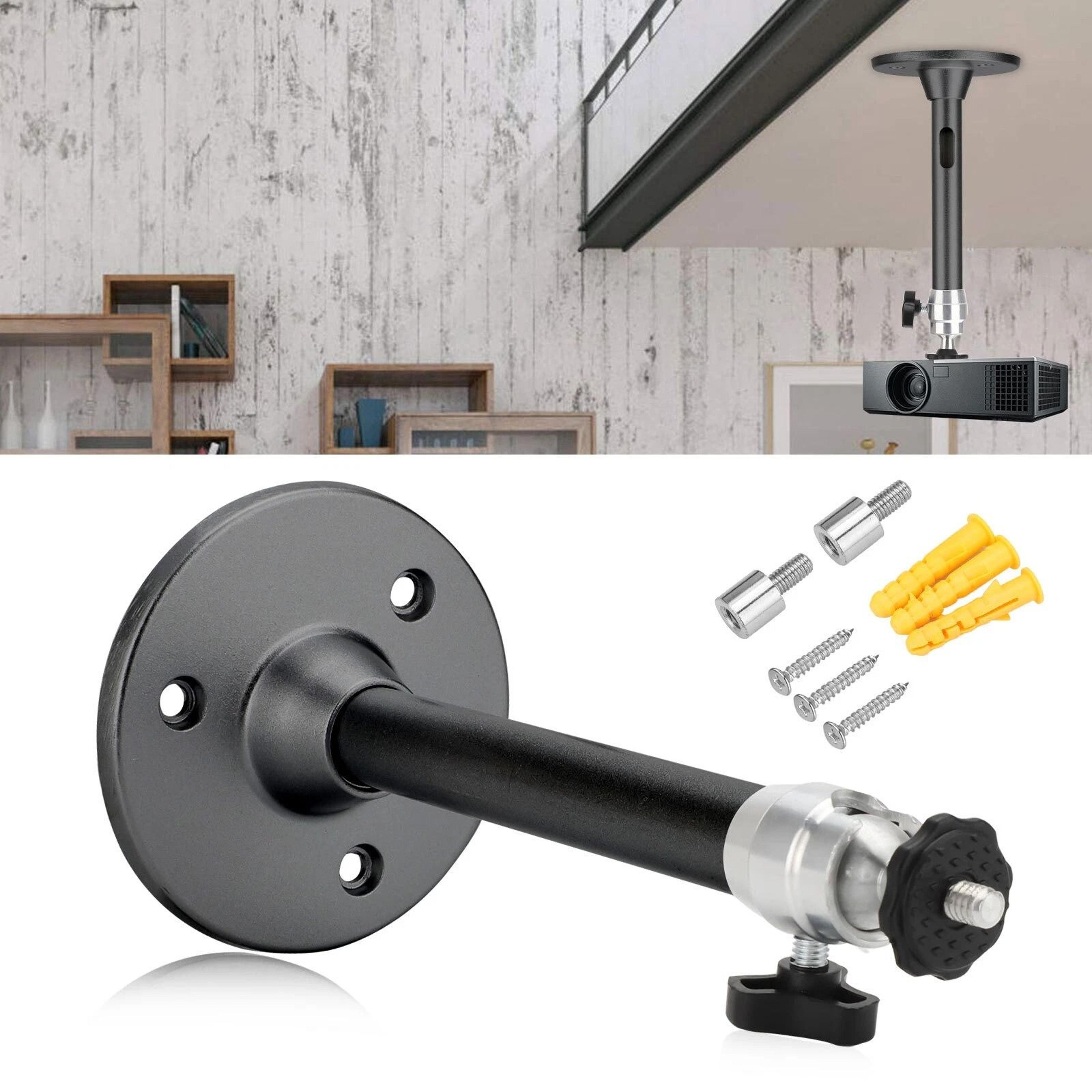 universal rotatable wall ceiling mount stand for mini projector, dvr camera, adjustable tilt