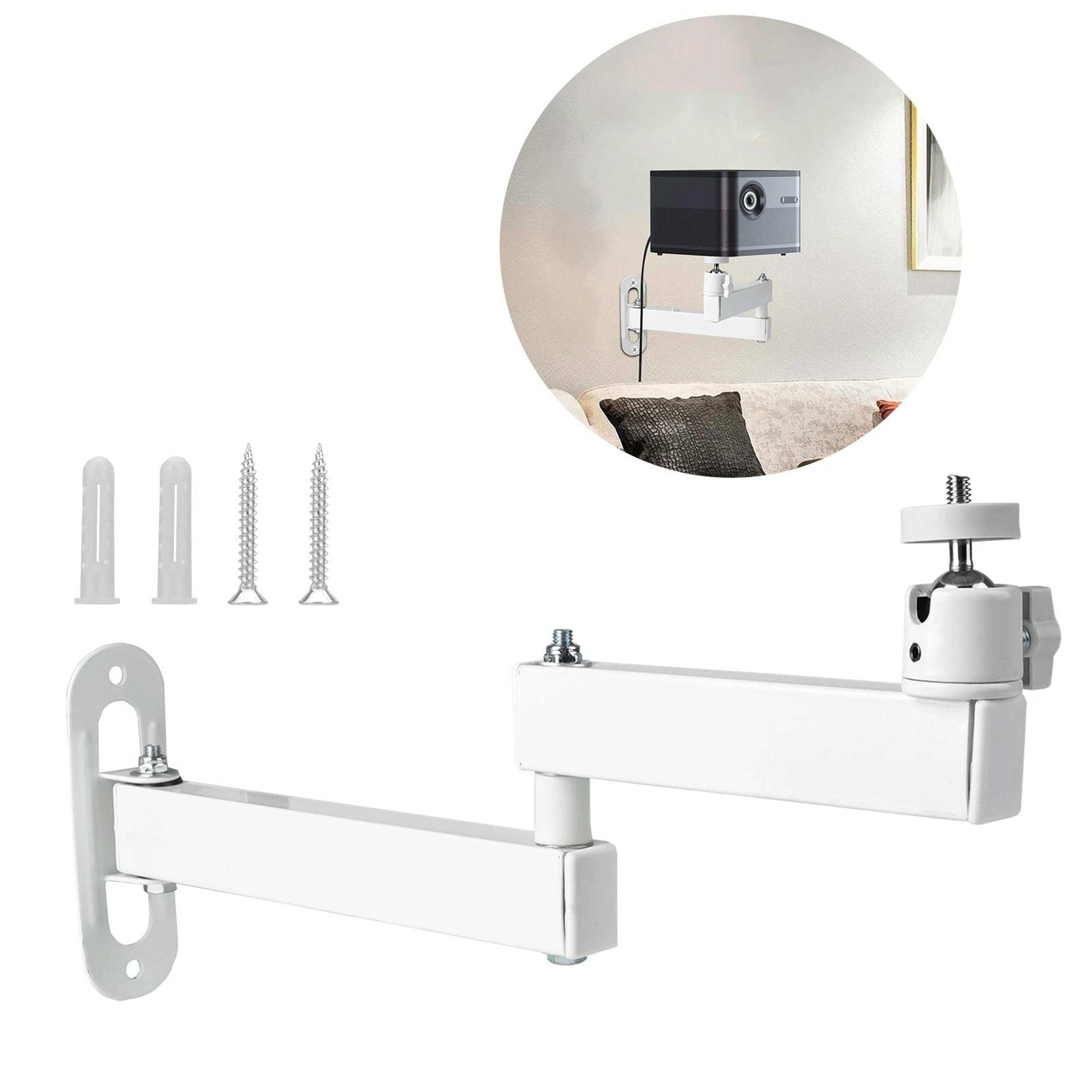 rotation foldable projector wall & ceiling mount, adjustable, aluminum alloy, universal compatibility for projectors