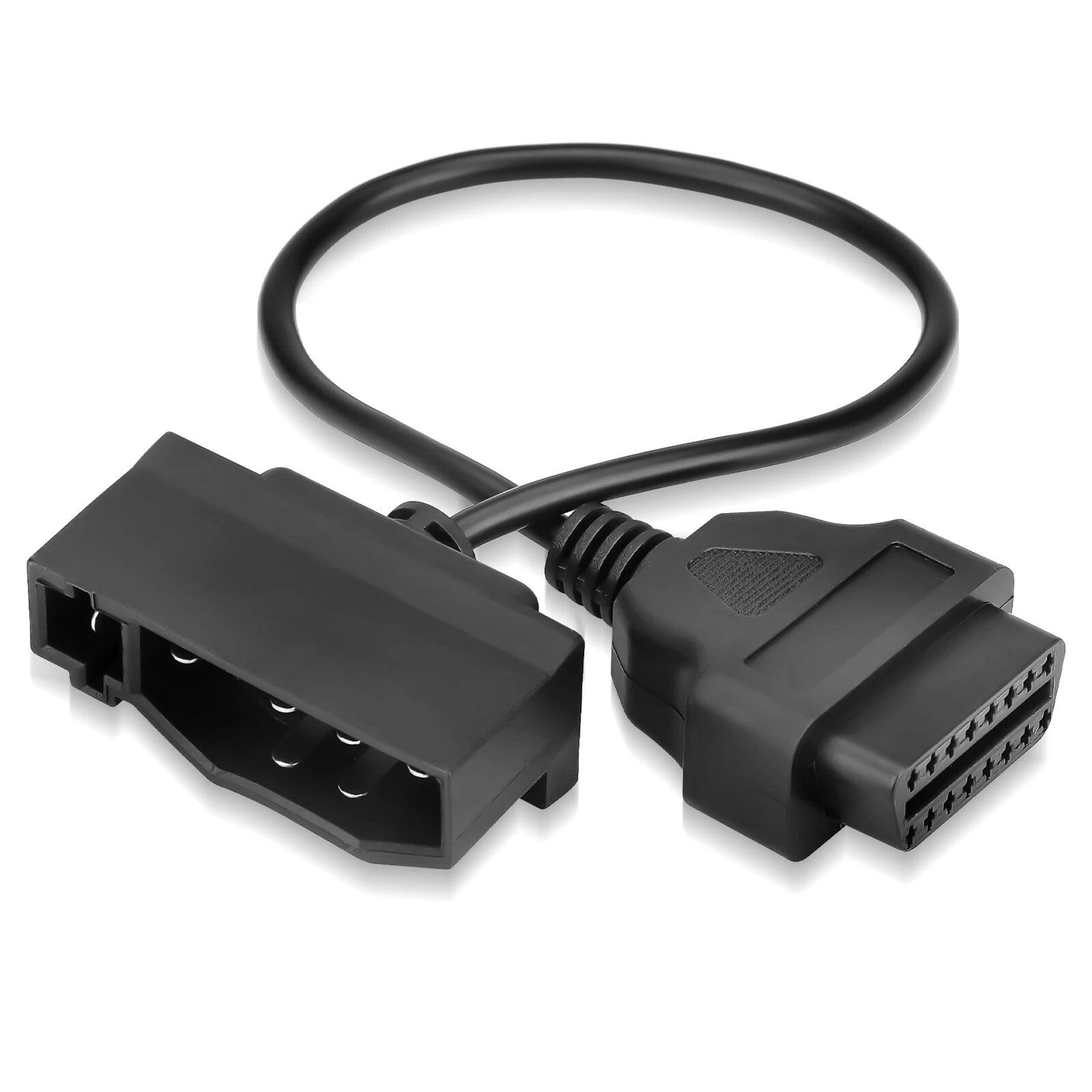 ford obd1 to obd2 adapter, check engine scanner tool, diagnostic code reader
