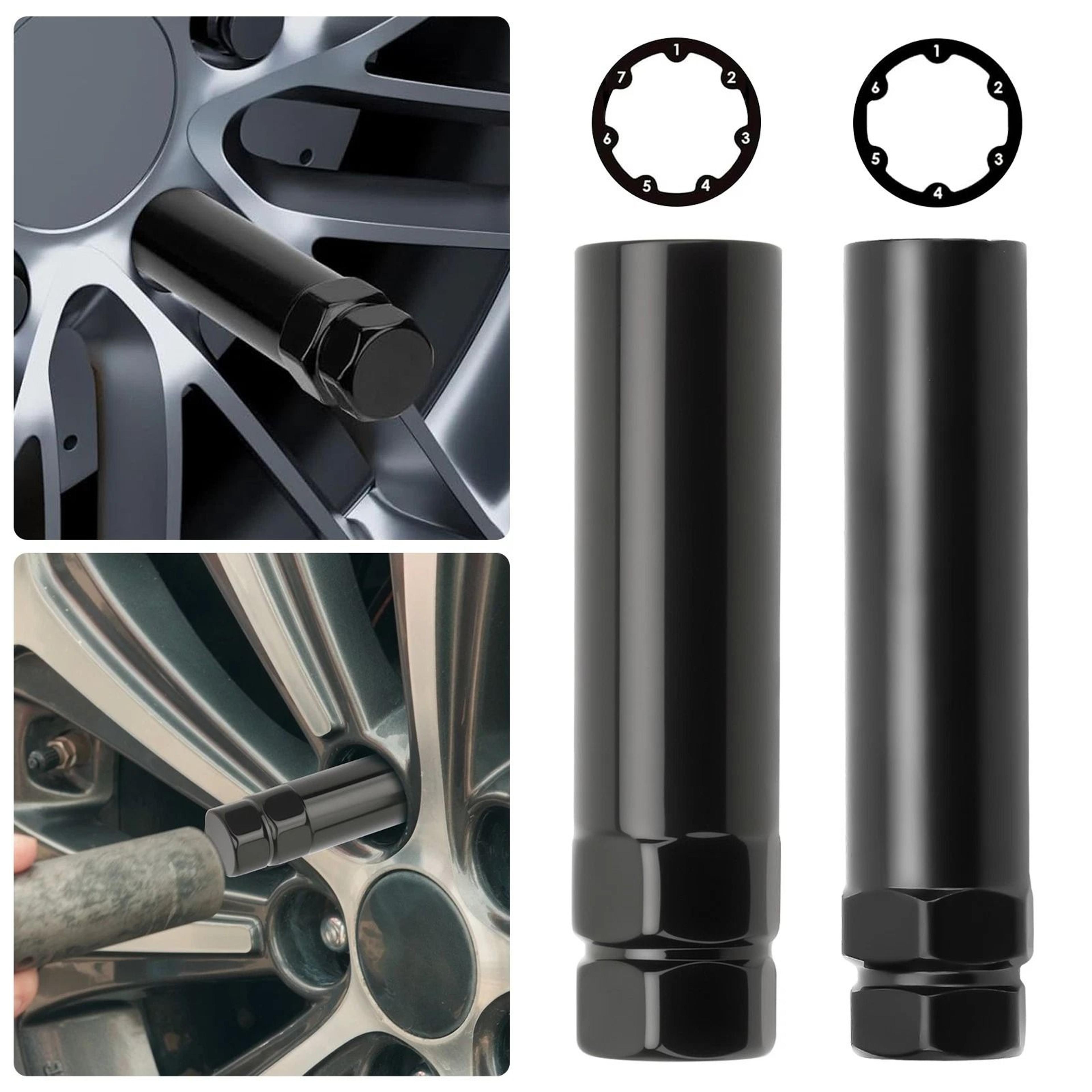 carbon steel spline lug nut socket set, wheel lock removal tool, automotive repair tool