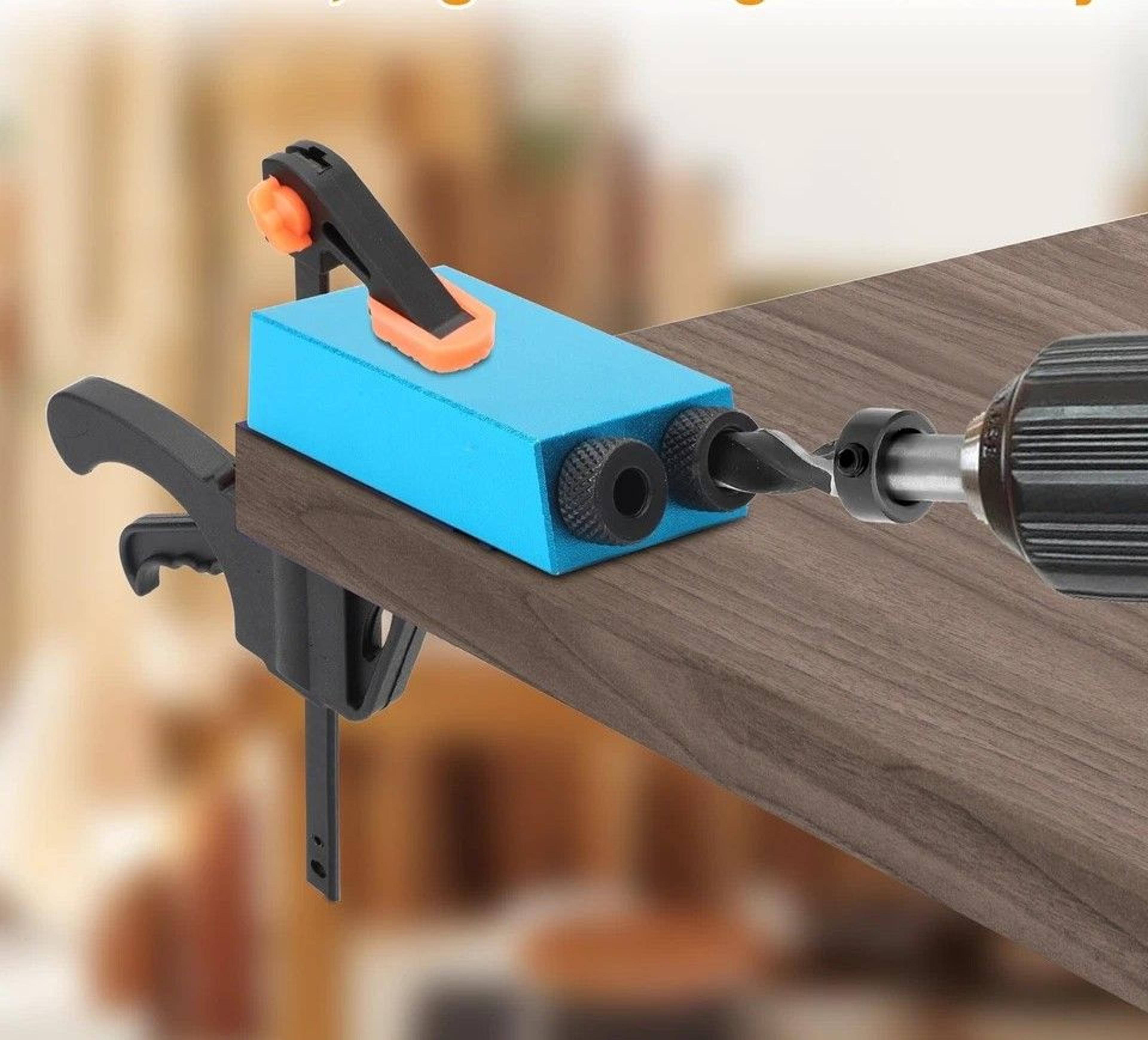 premium pocket hole jig kit for diy woodworking, adjustable depth