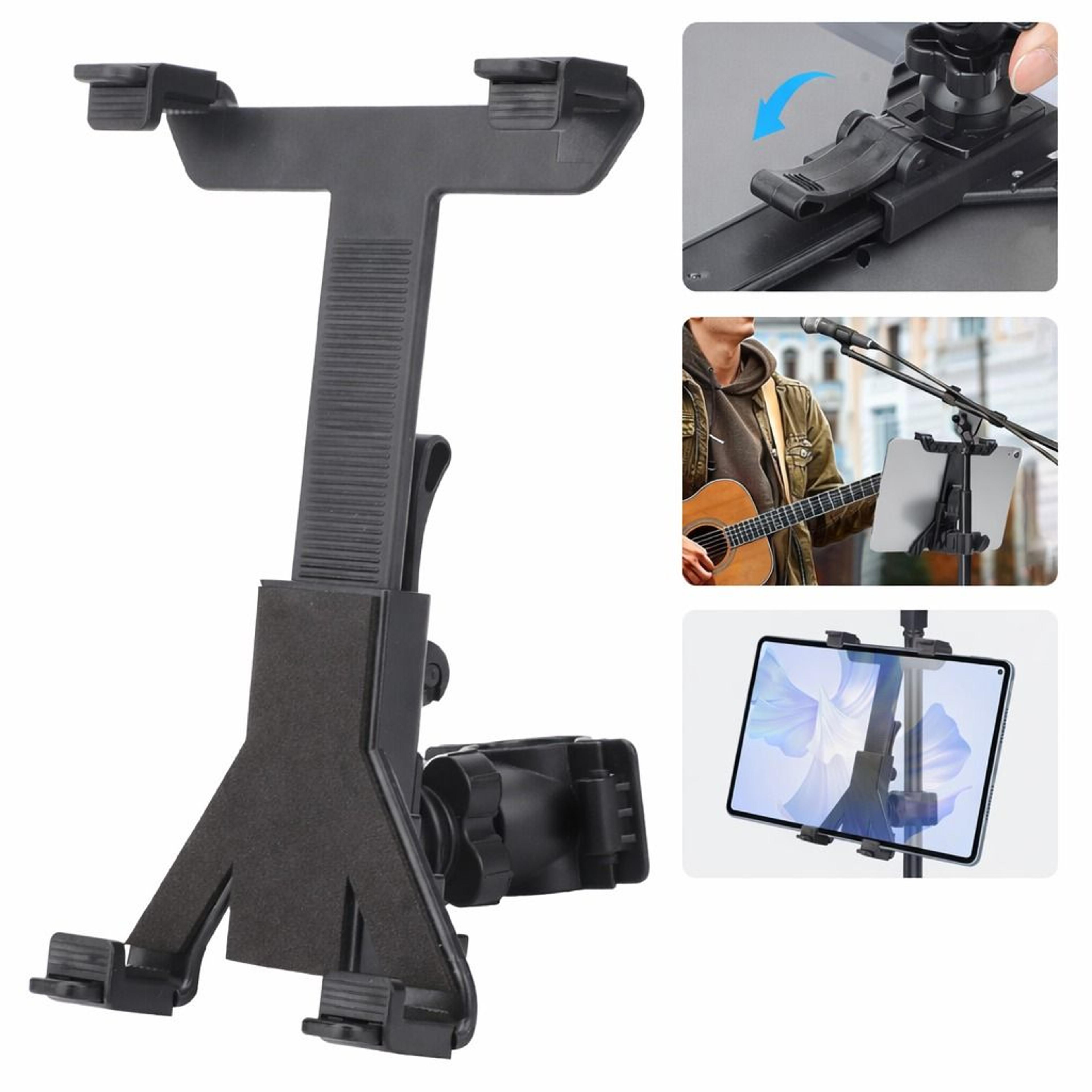 universal music microphone stand holder for ipad mini, ipad ,samsung galaxy tab