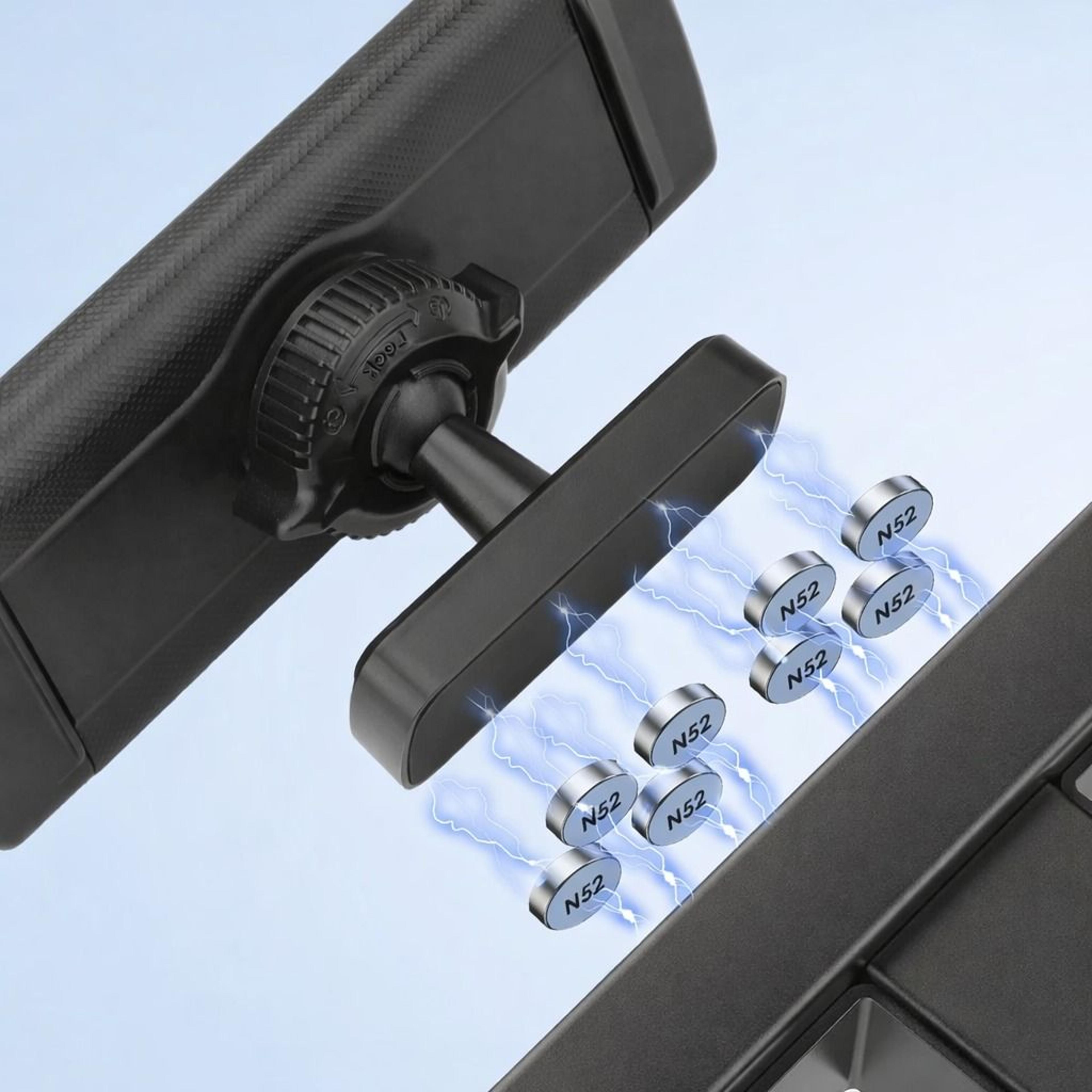 magnetic tablet phone mount for gym, golf cart, kitchen, rotation, ipad mount, universal holder for phones