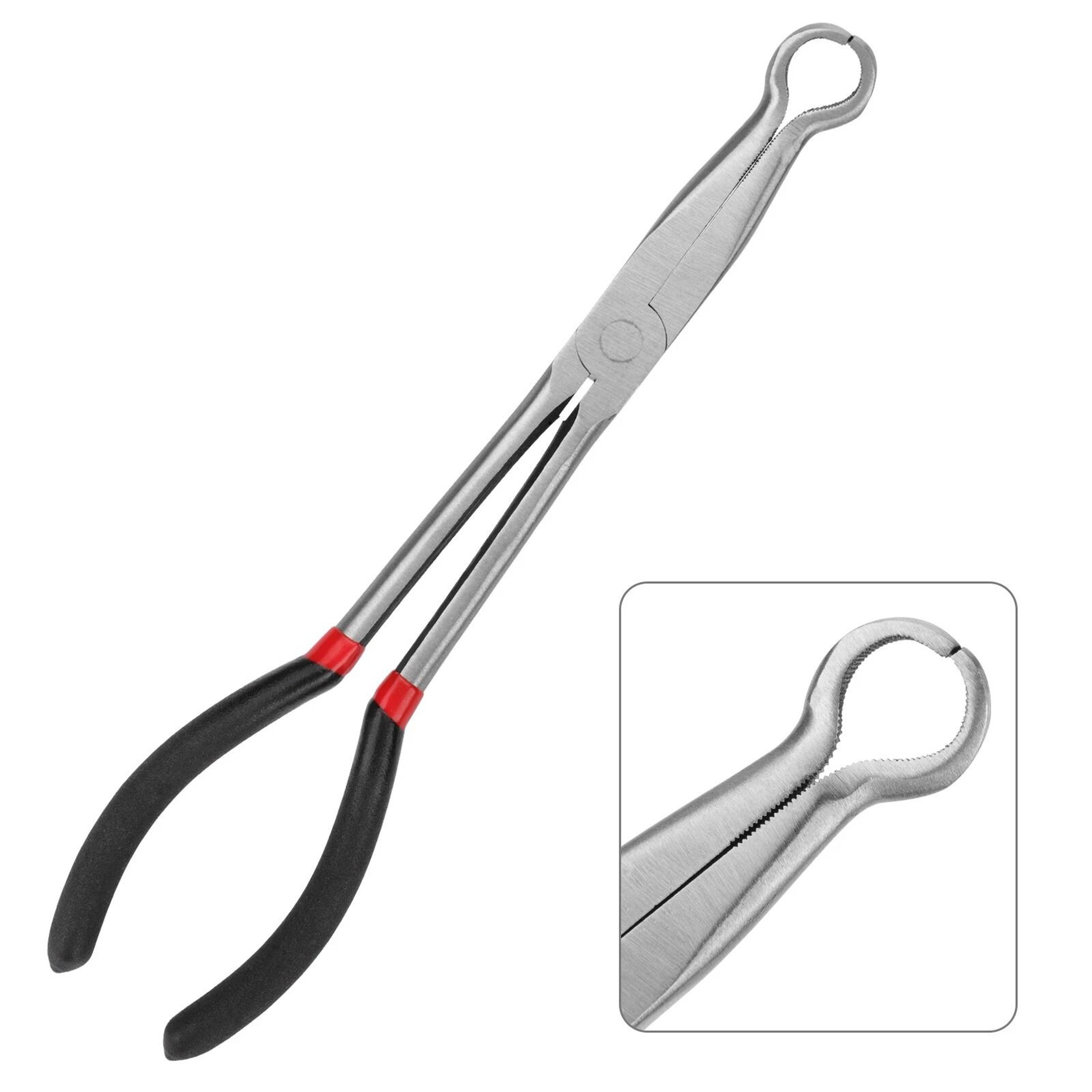 spark plug removal tool, ergonomic electrical disconnect pliers, hose clamp pliers for vehicle maintenance