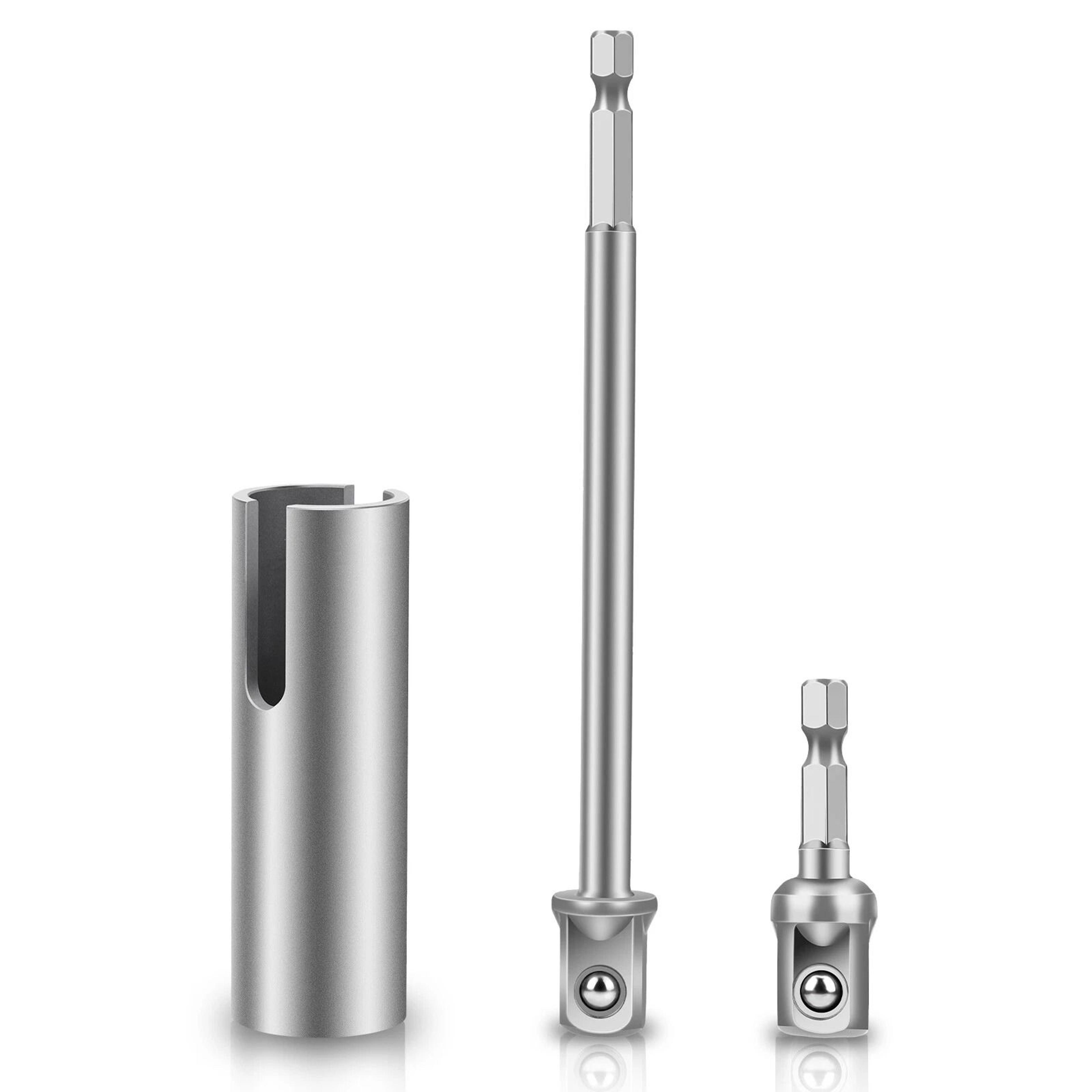 scissor jack slotted drill t-slot, stainless steel with adapter bits for rv trailer & pop-up camper repairs