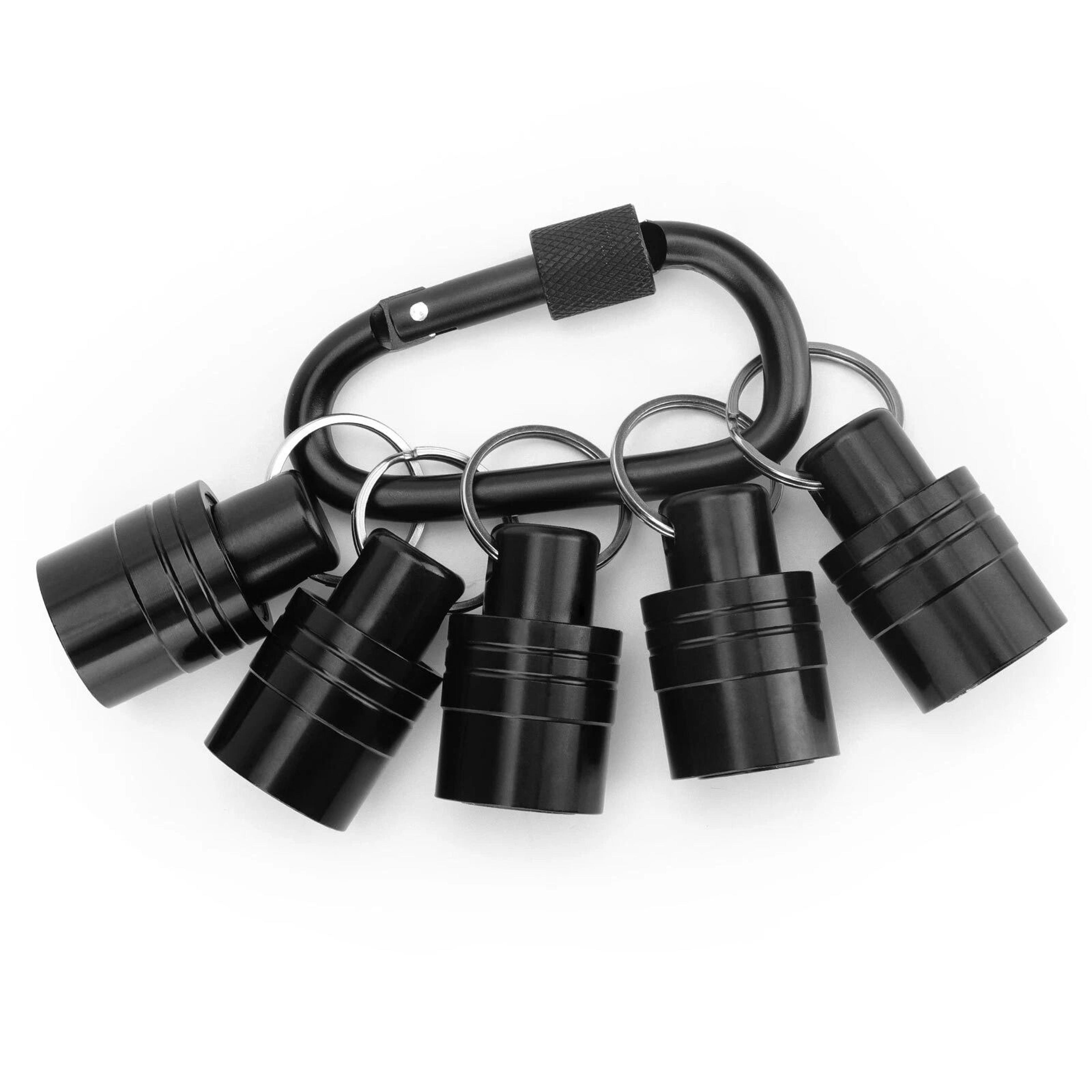 portable bit holders for shank sds plus, quick release extension bar with keychain for electric and handheld screwdriver