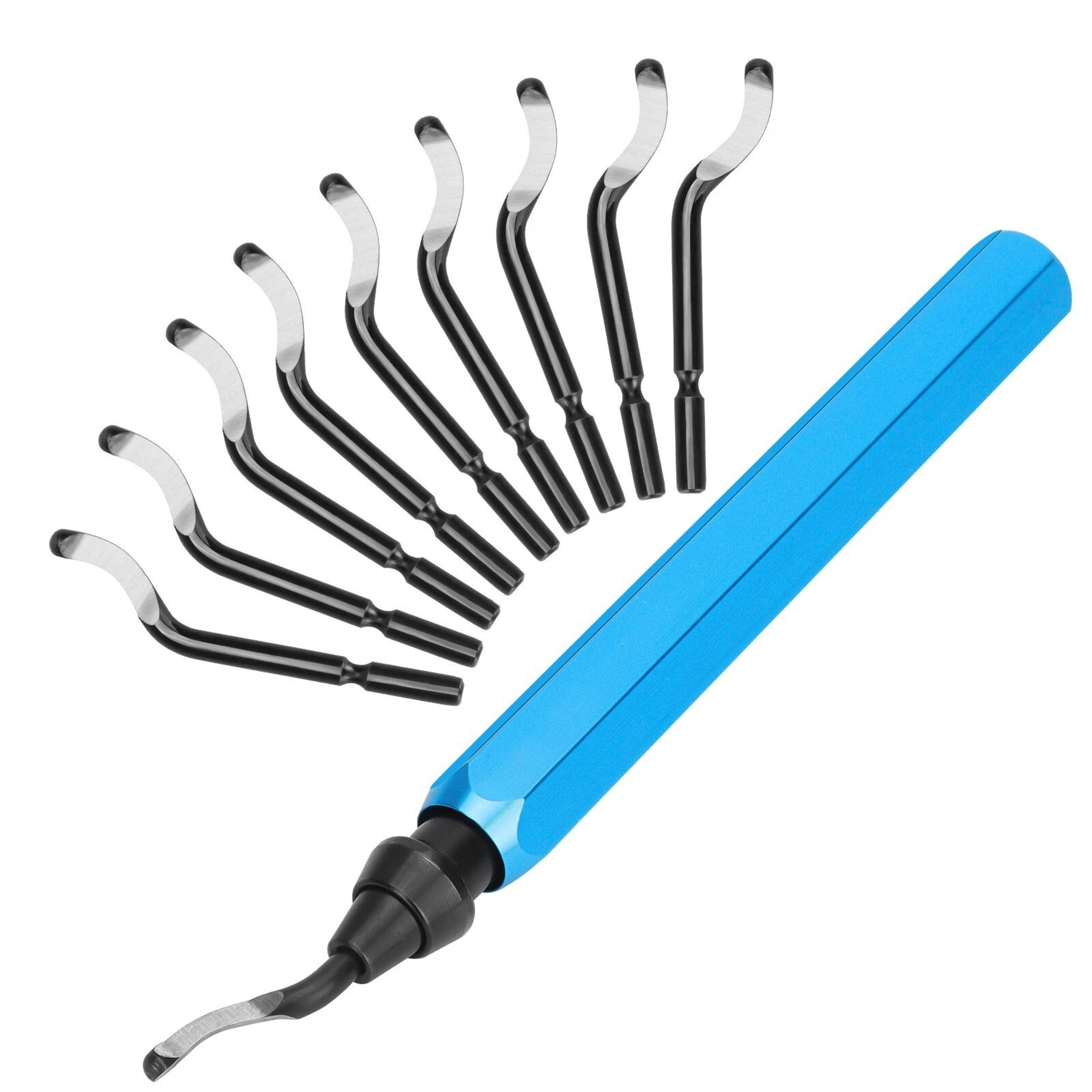 deburring tool with high-speed steel blades, perfect for aluminum, copper, plastic, pvc, metal edges