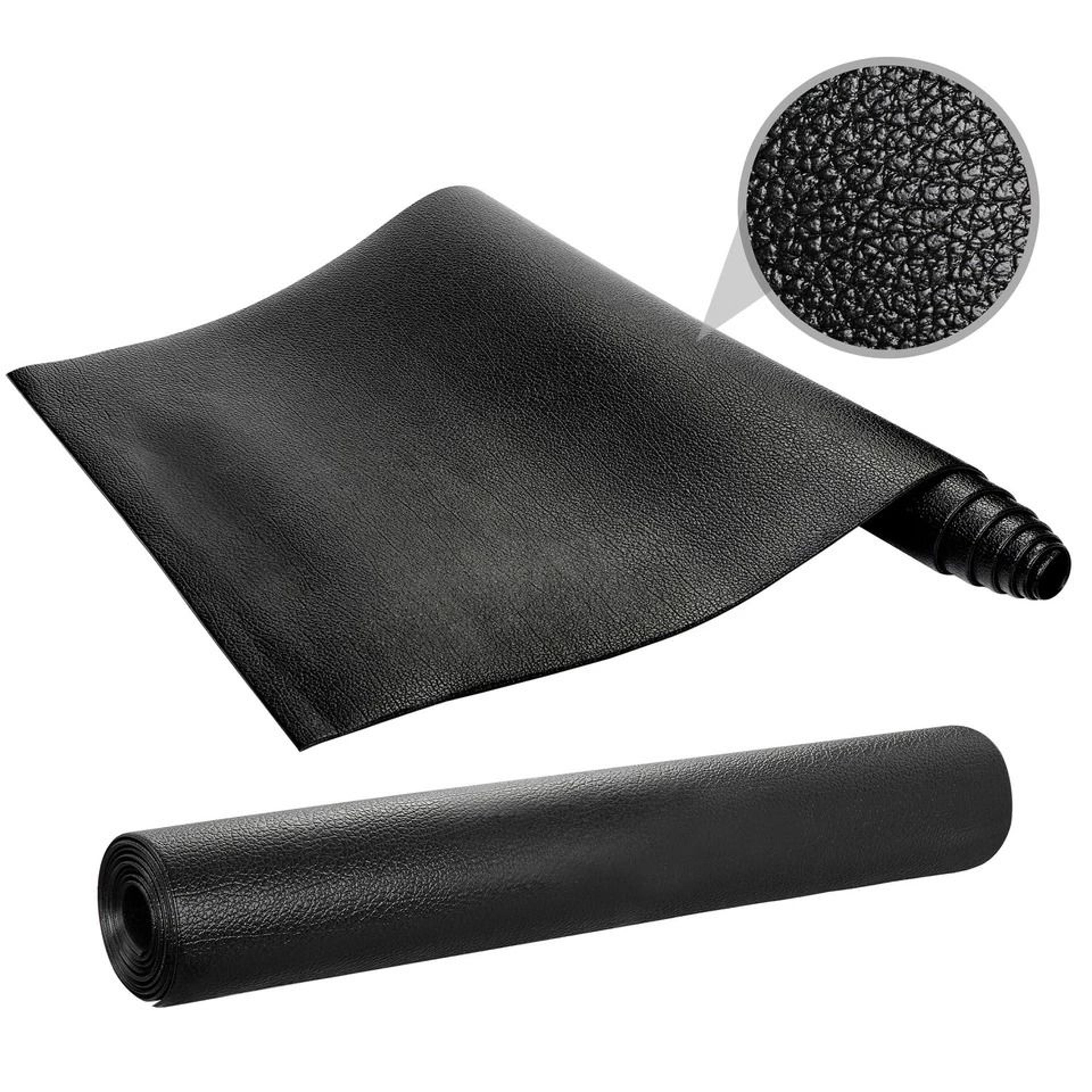 treadmill mat, exercise bikes and fitness equipment floor protector, cushioned pvc mat for noise and vibration reduction