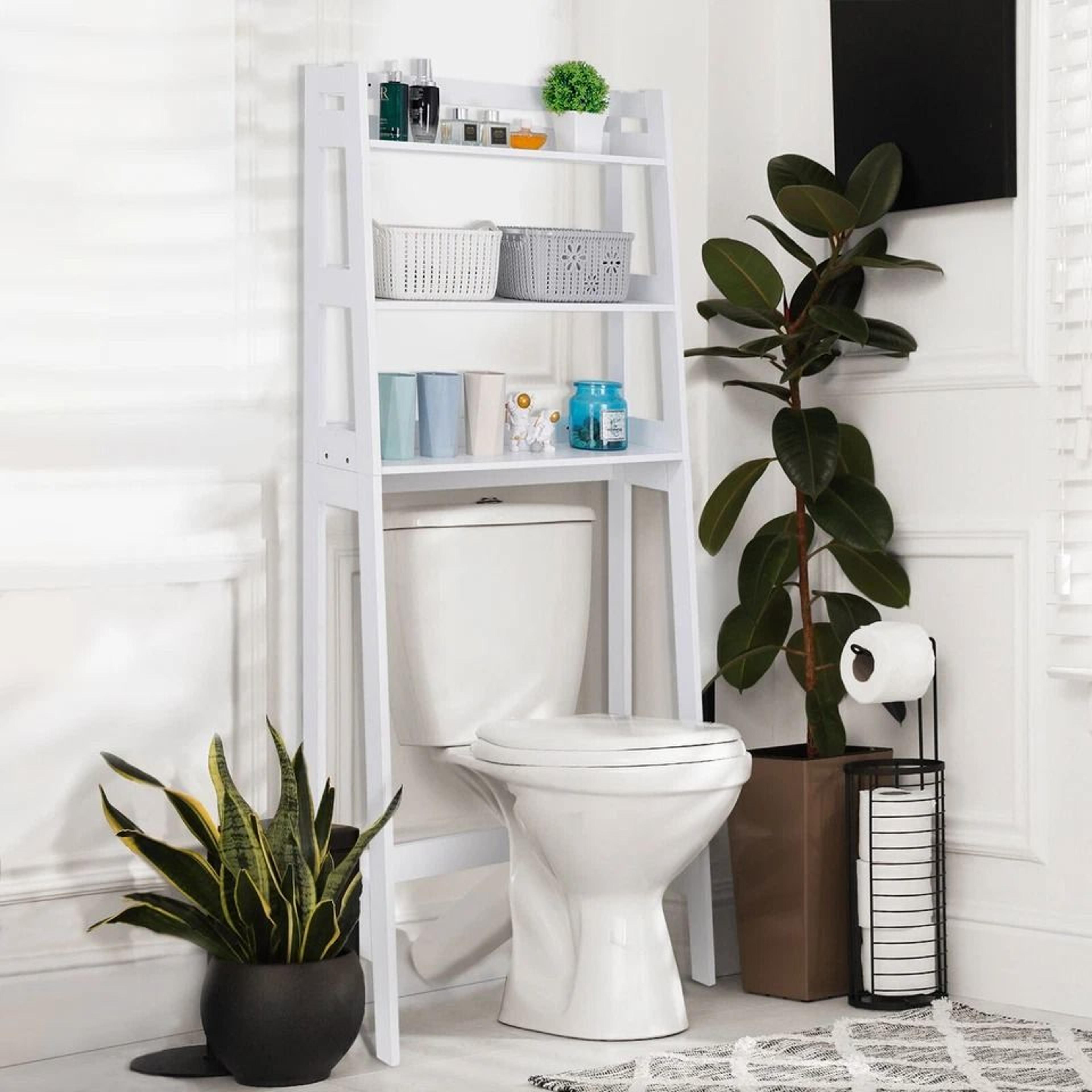 over the toilet organizer, bathroom storage shelves, tier rack display, space-saving mdf shelf for bathroom, sturdy