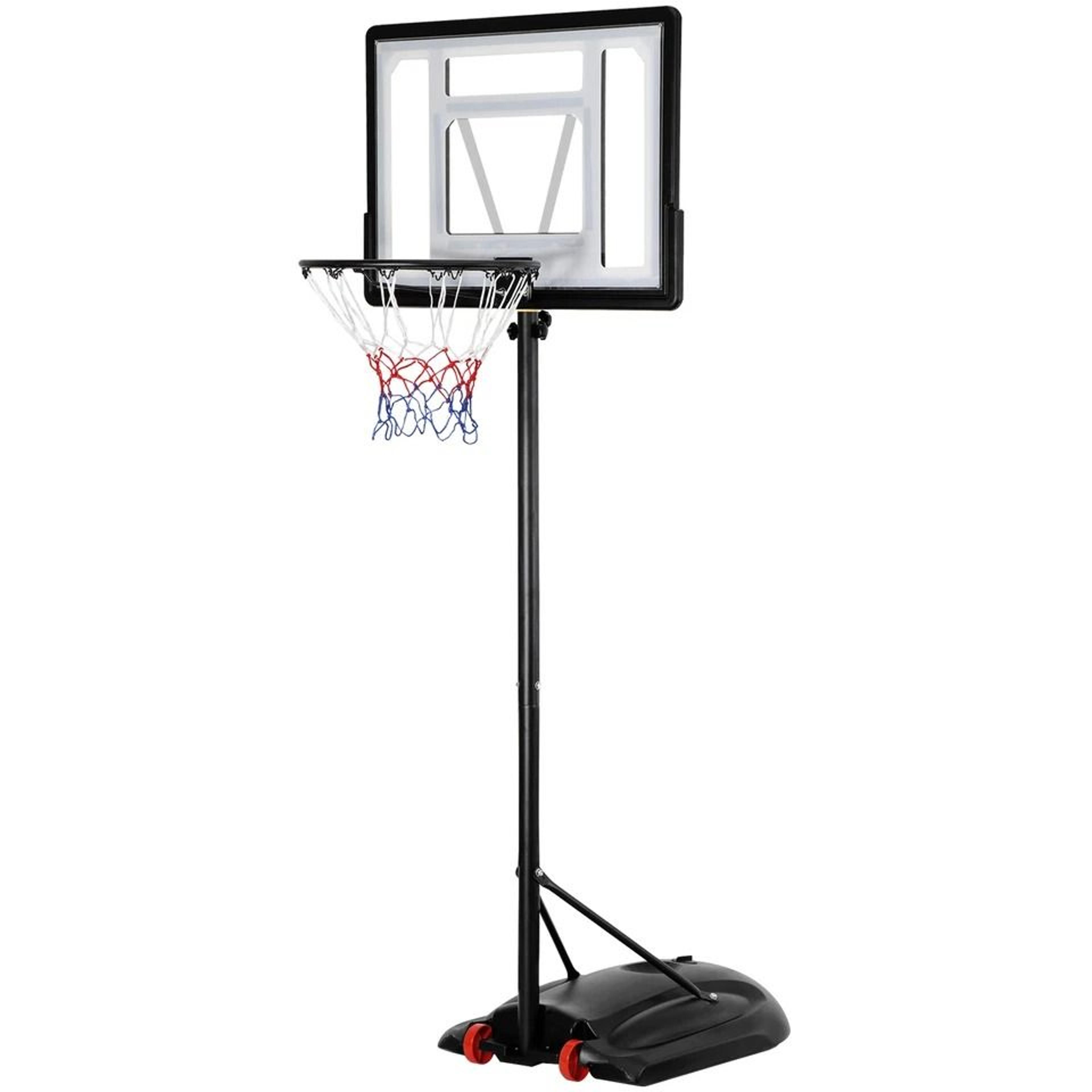 adjustable basketball hoop for kids, outdoor goal system, portable, durable, all-weather, perfect for backyard play