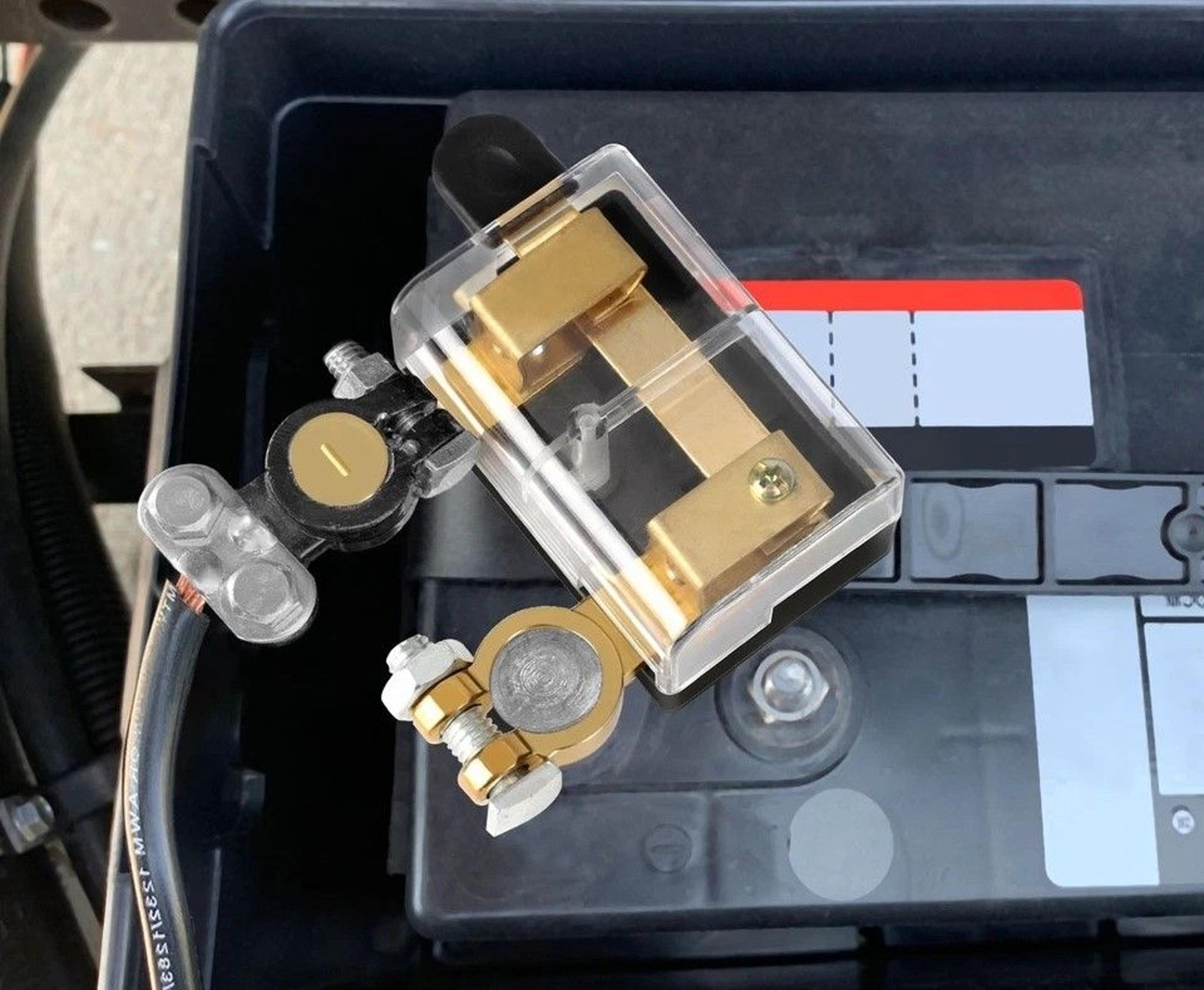top post switch isolator, battery cut-off disconnect for rv, boat, car, and off-grid systems