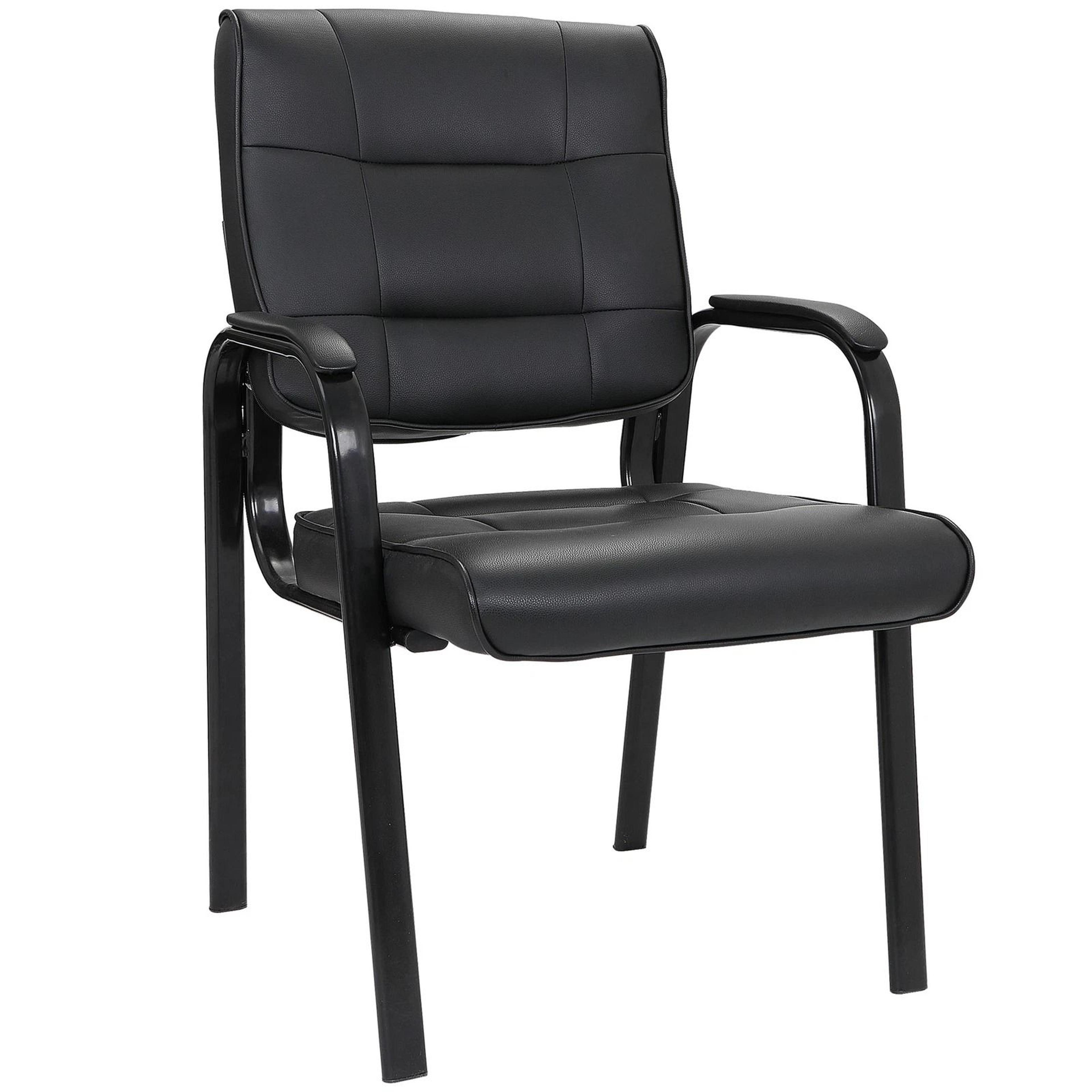 leather guest chair, homgarden office desk metal frame, waiting room side chair, comfortable arm chair