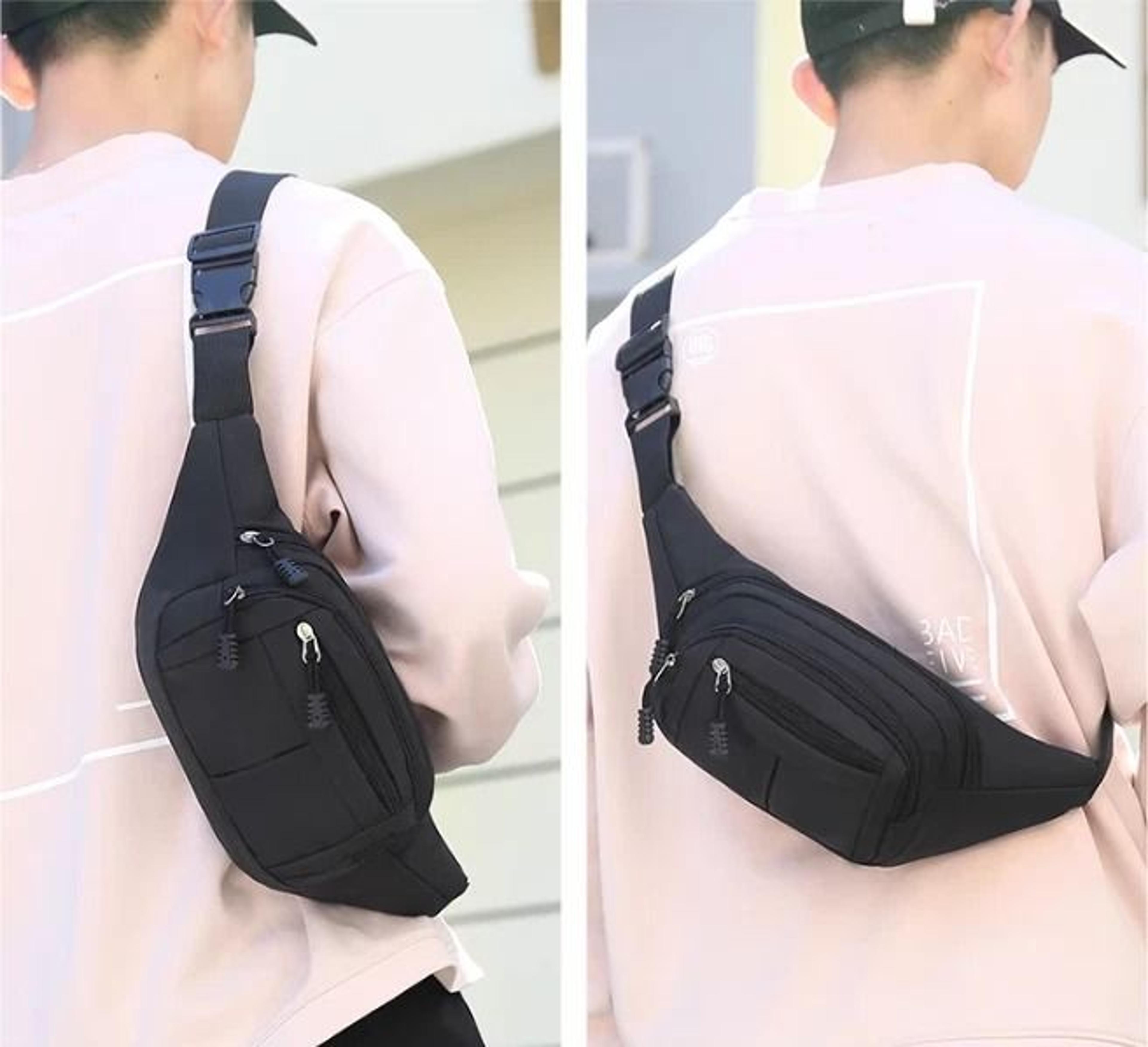 waterproof fanny pack waist bag for men and women, multifunctional hip belt, crossbody shoulder bag for sports, travel