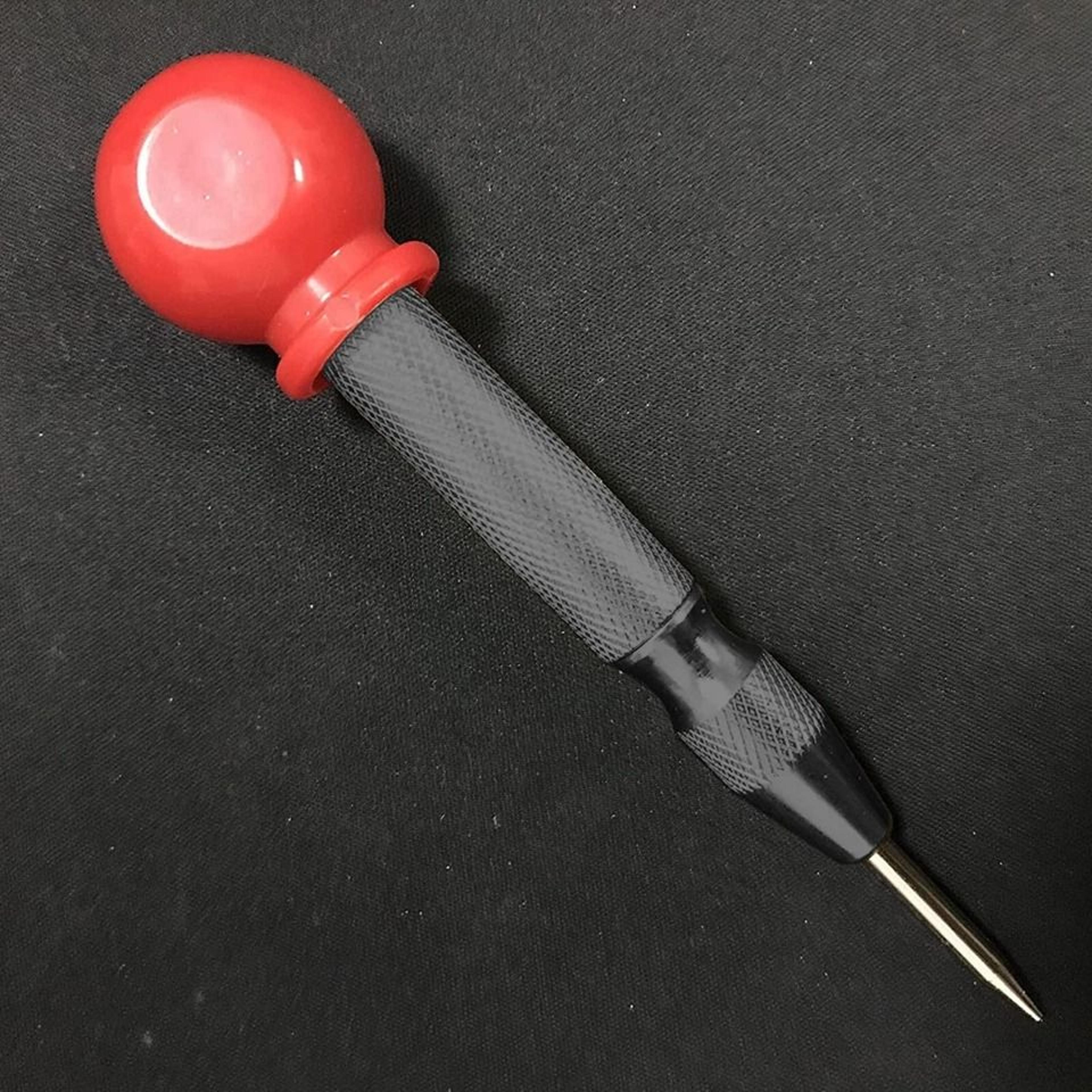 spring loaded breaker, automatic center punch tool, strikes surface hammer for accurate marking