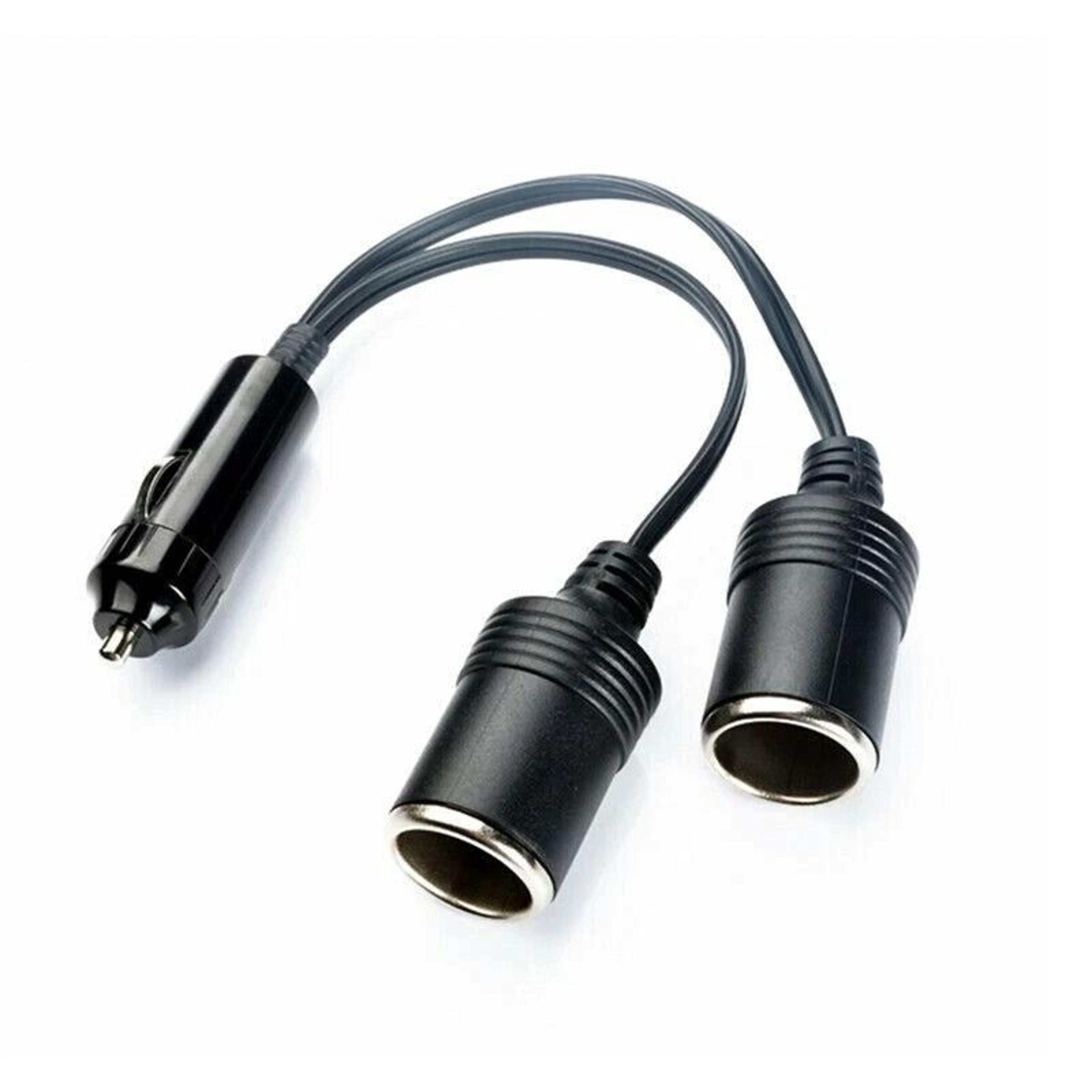 dual car cigarette lighter splitter adapter, auto outlet power socket with indicator light