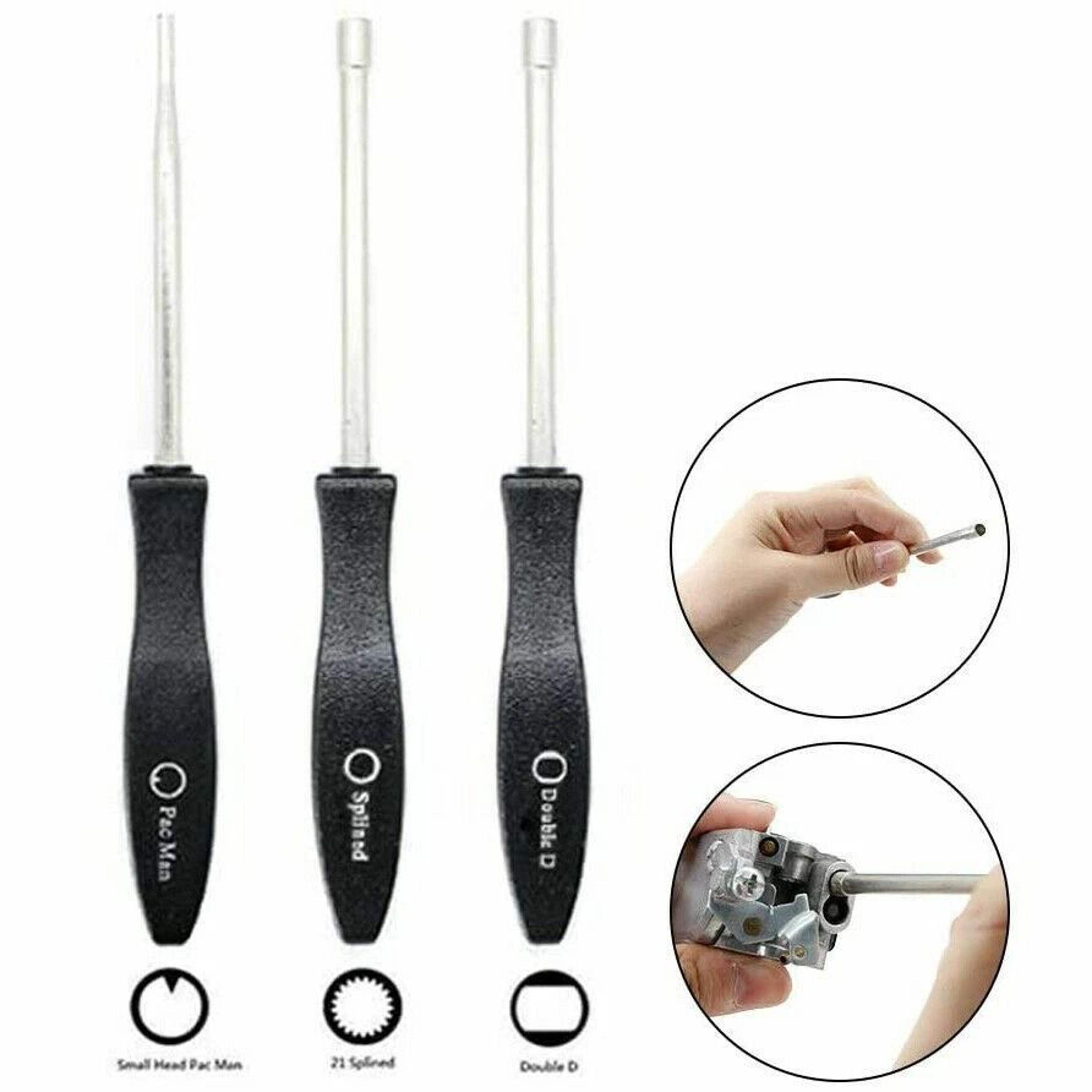screwdriver carburetor adjustment tool for chainsaw, poulan, ryobi, craftsman, homelite, and echo